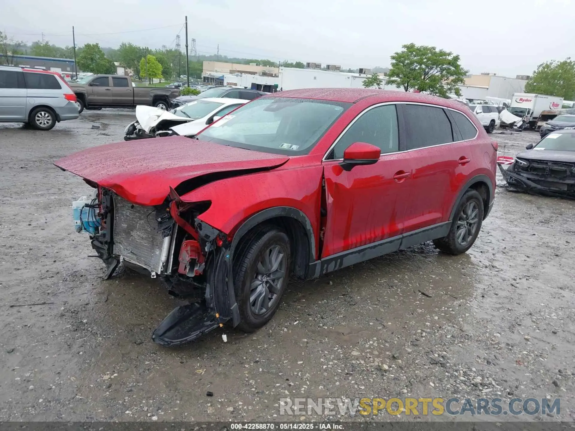 2 fotografías del automóvil dañado JM3TCBCY9N0613508 MAZDA CX-9 2022