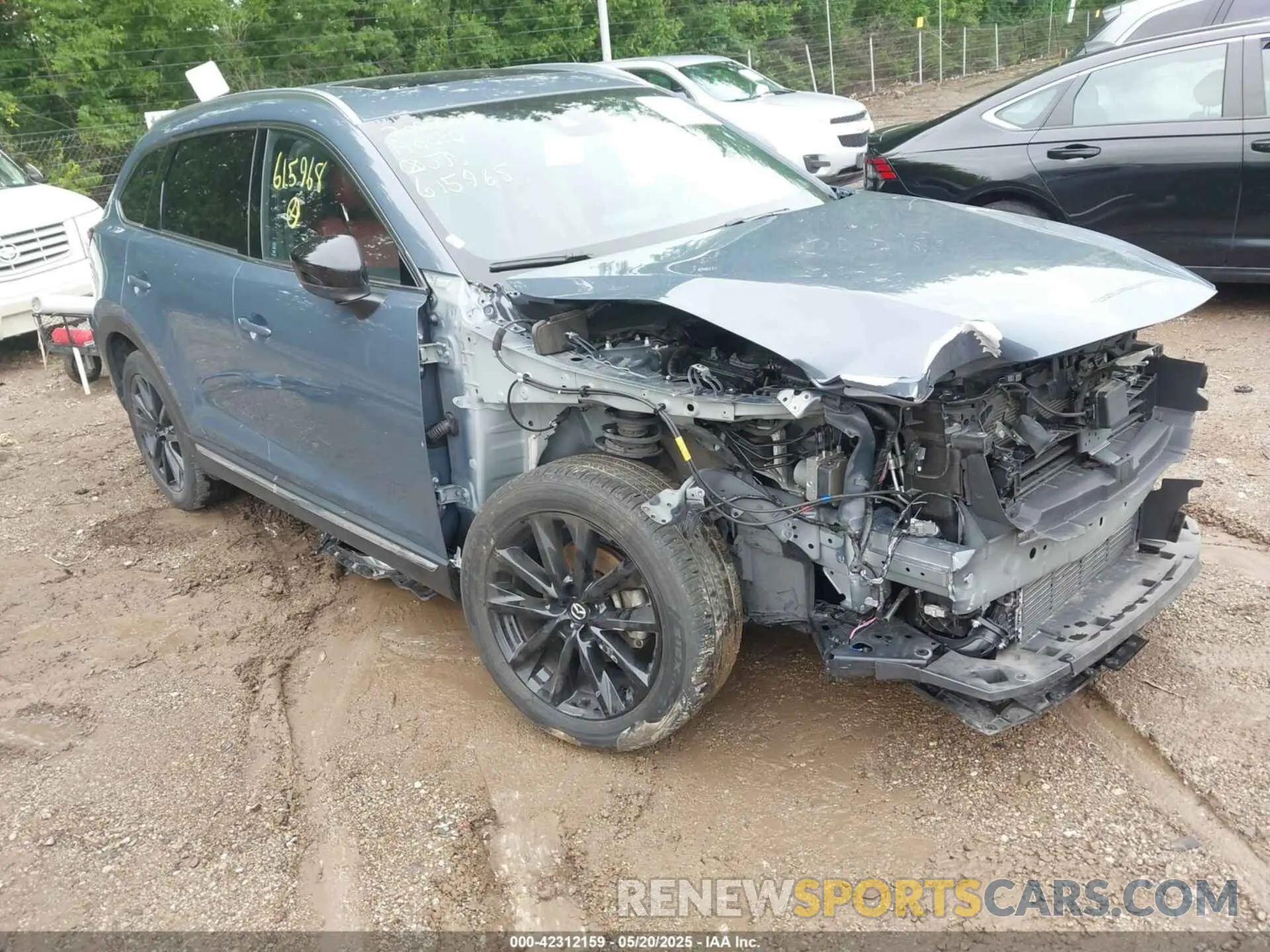 1 fotografías del automóvil dañado JM3TCBDY0N0615968 MAZDA CX-9 2022