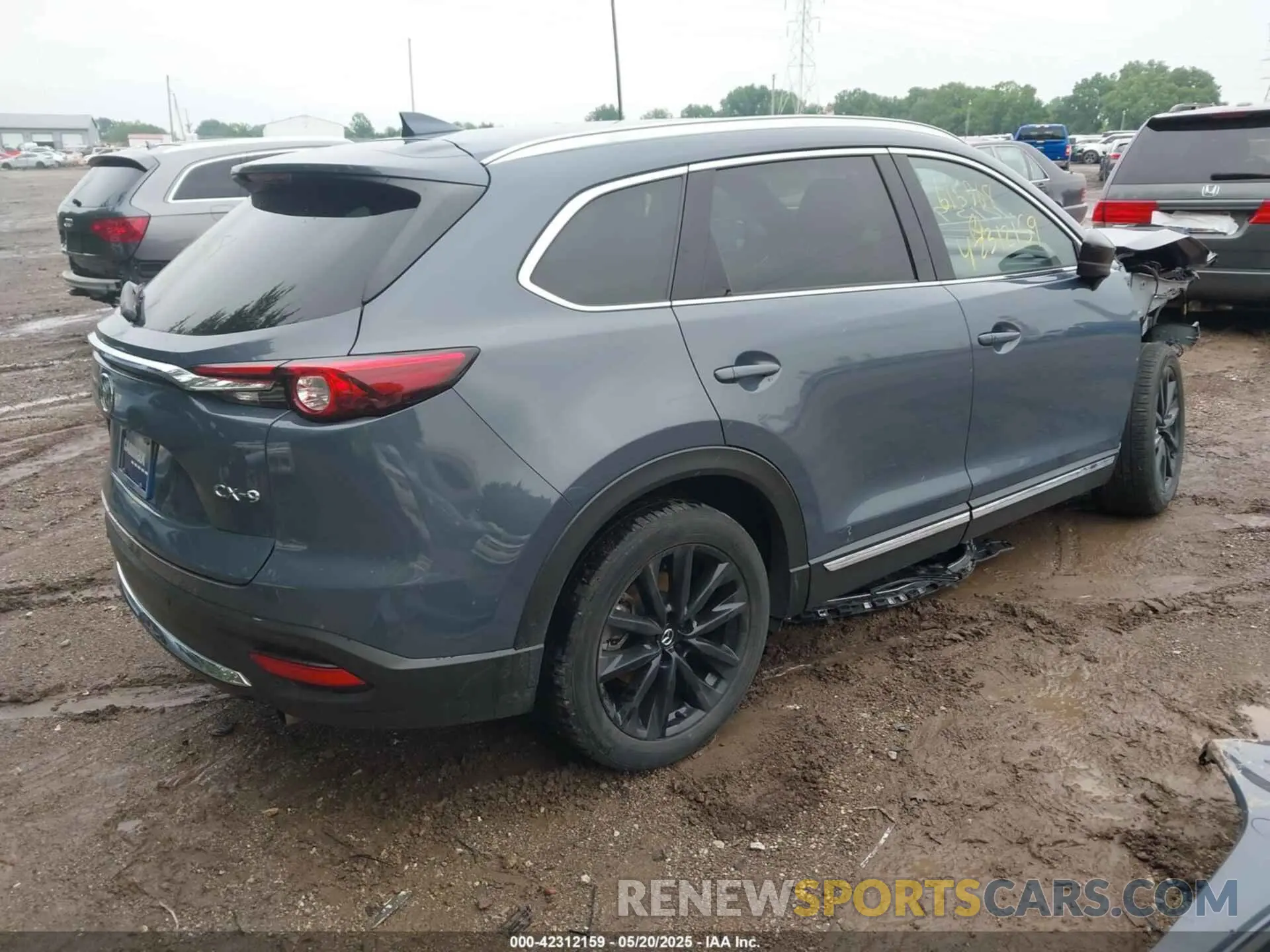 4 fotografías del automóvil dañado JM3TCBDY0N0615968 MAZDA CX-9 2022