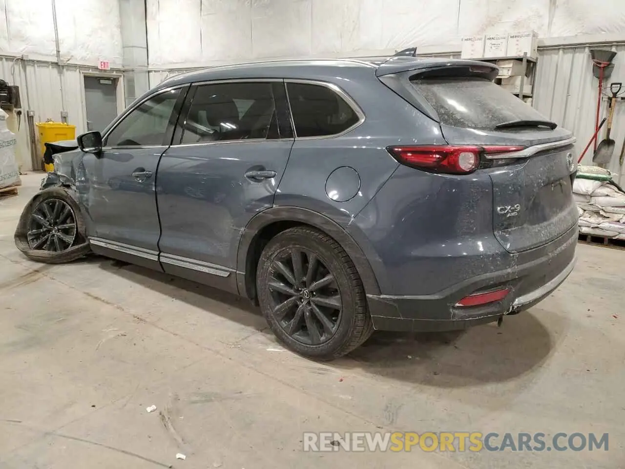 2 fotografías del automóvil dañado JM3TCBDY0N0623164 MAZDA CX-9 2022