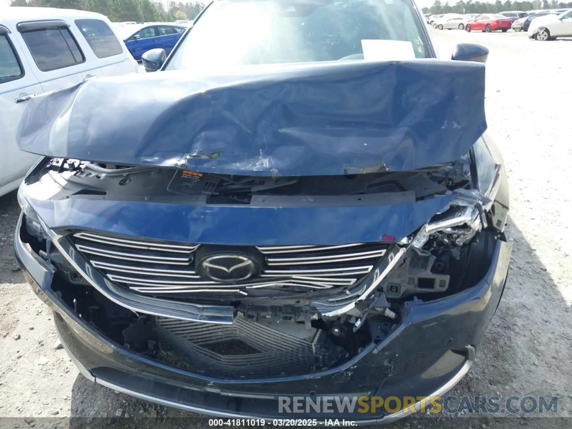 19 fotografías del automóvil dañado JM3TCBDY0N0625223 MAZDA CX-9 2022