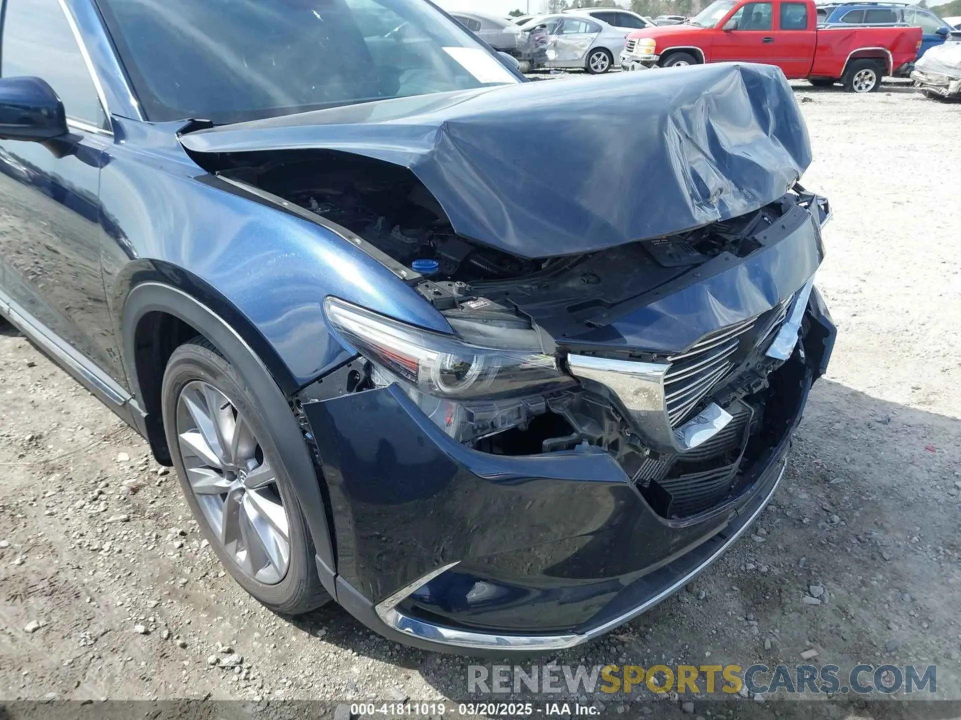 20 fotografías del automóvil dañado JM3TCBDY0N0625223 MAZDA CX-9 2022