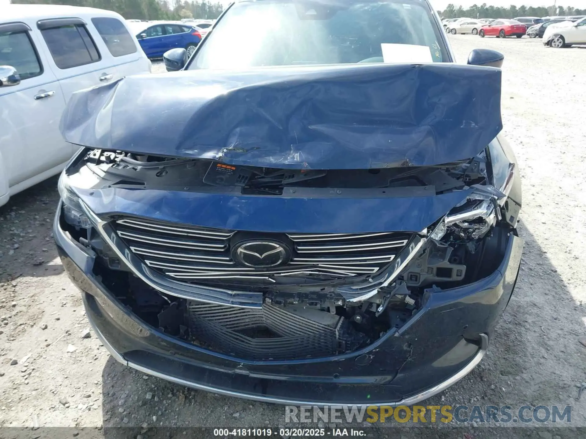 6 fotografías del automóvil dañado JM3TCBDY0N0625223 MAZDA CX-9 2022