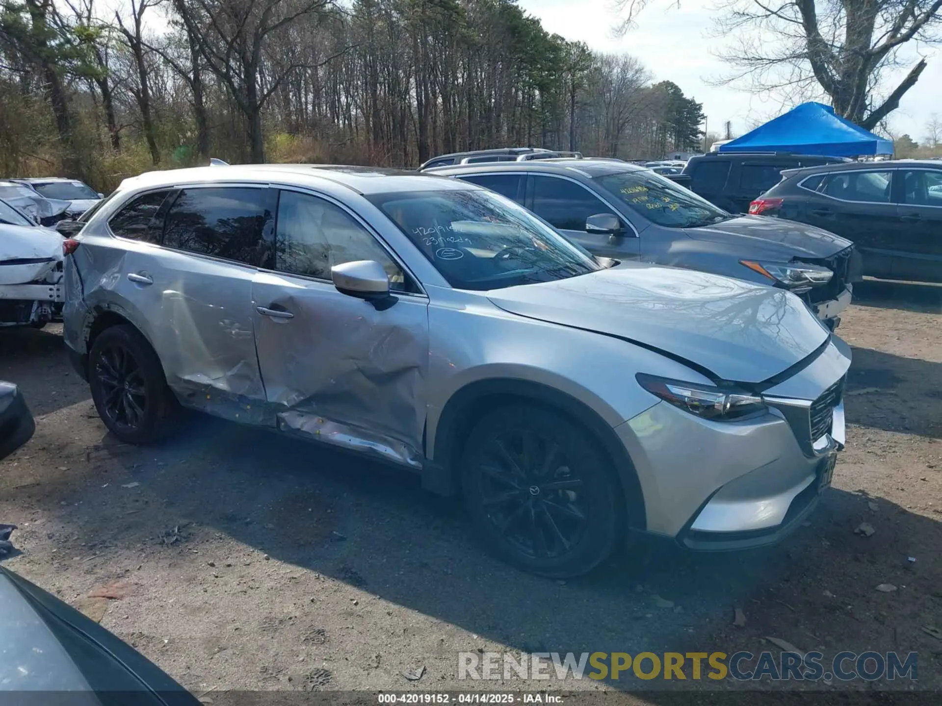 12 fotografías del automóvil dañado JM3TCBAY1P0648632 MAZDA CX-9 2023