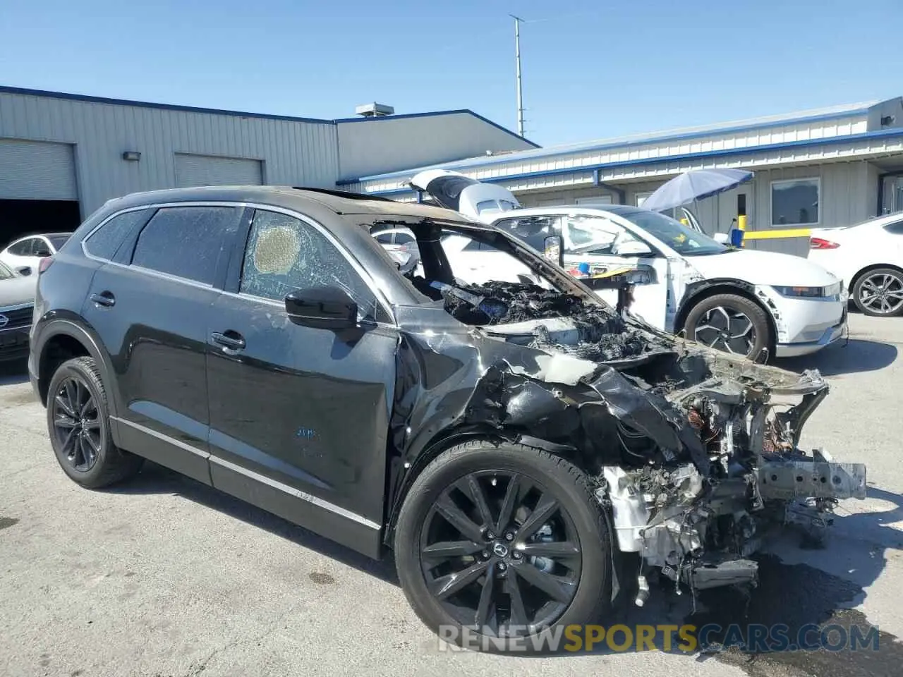 4 fotografías del automóvil dañado JM3TCBAY8P0643847 MAZDA CX-9 2023