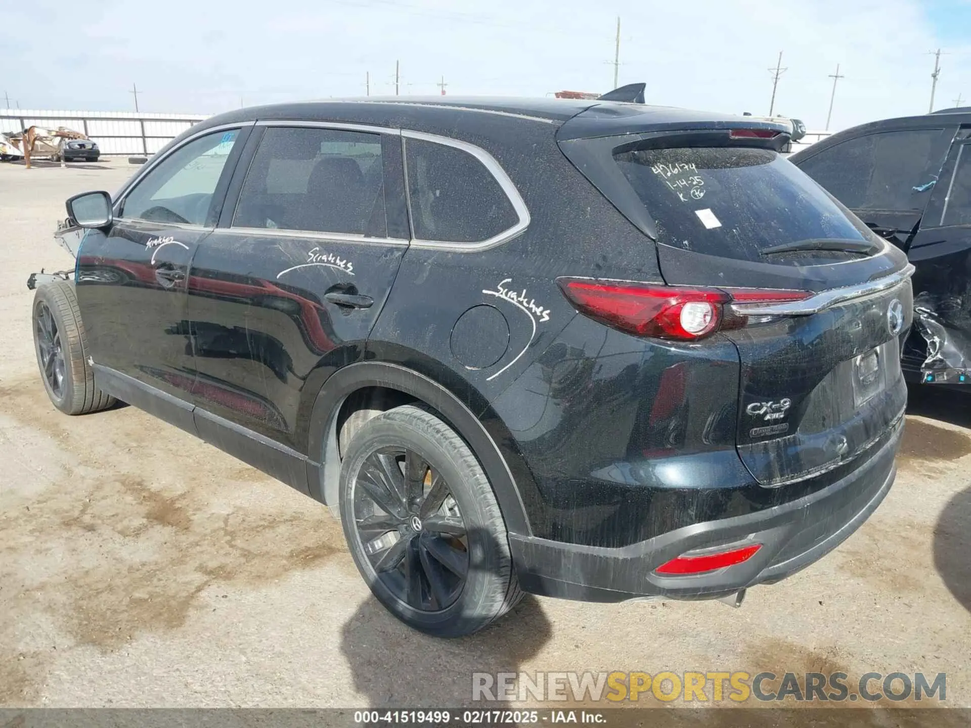 3 fotografías del automóvil dañado JM3TCBAY9P0649348 MAZDA CX-9 2023