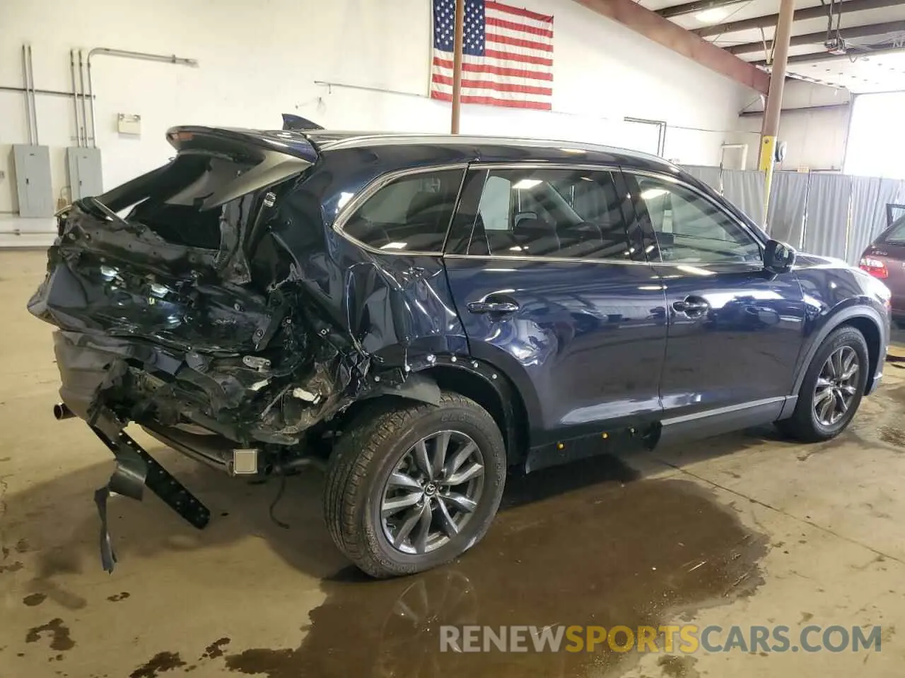 3 fotografías del automóvil dañado JM3TCBCY1P0655657 MAZDA CX-9 2023