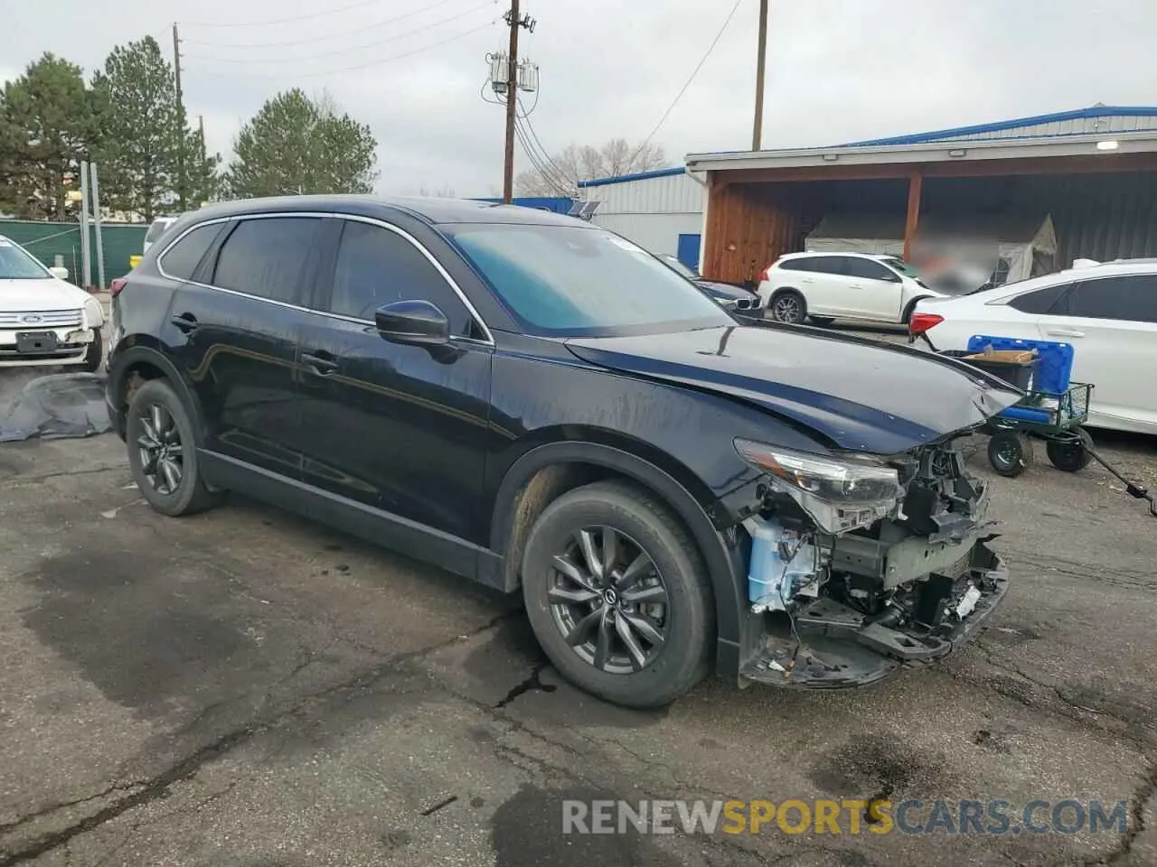 4 fotografías del automóvil dañado JM3TCBCY4P0653899 MAZDA CX-9 2023