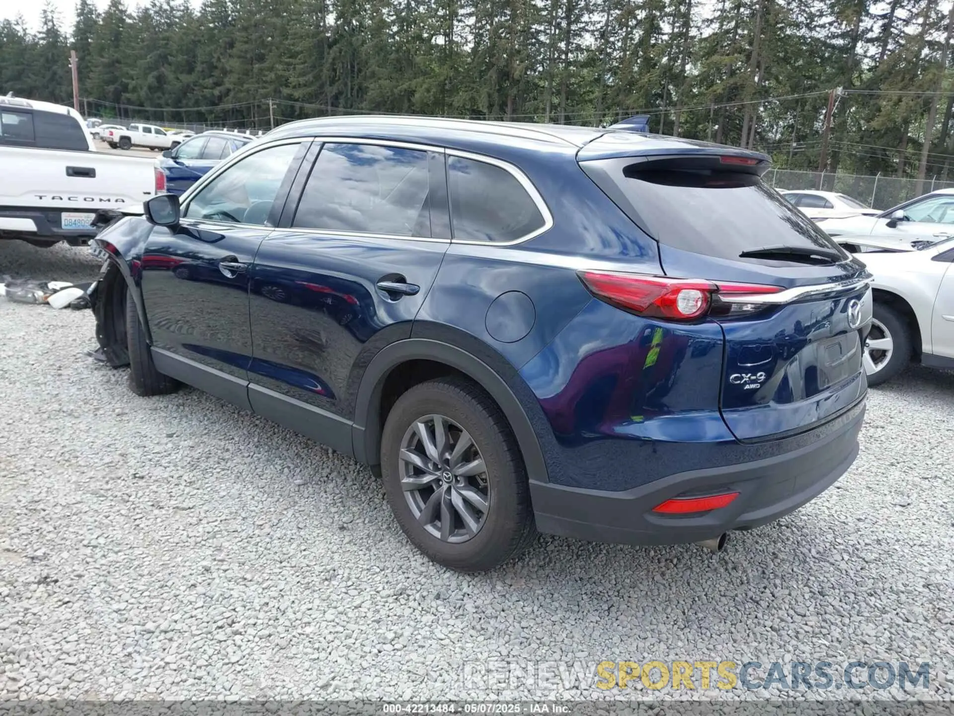 3 fotografías del automóvil dañado JM3TCBCY4P0653904 MAZDA CX-9 2023