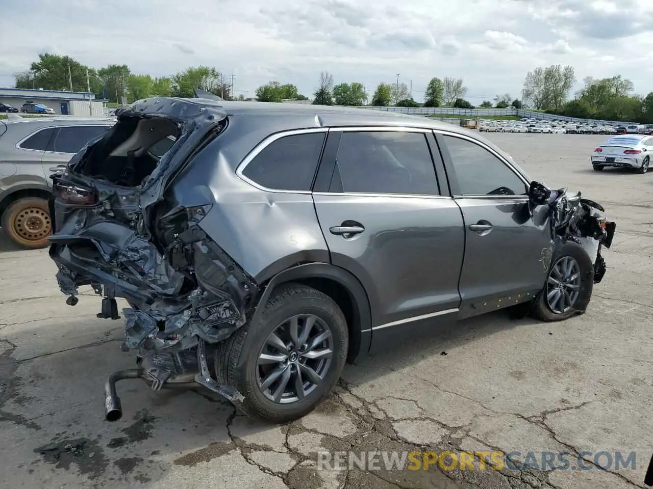 3 fotografías del automóvil dañado JM3TCBCYXP0642793 MAZDA CX-9 2023
