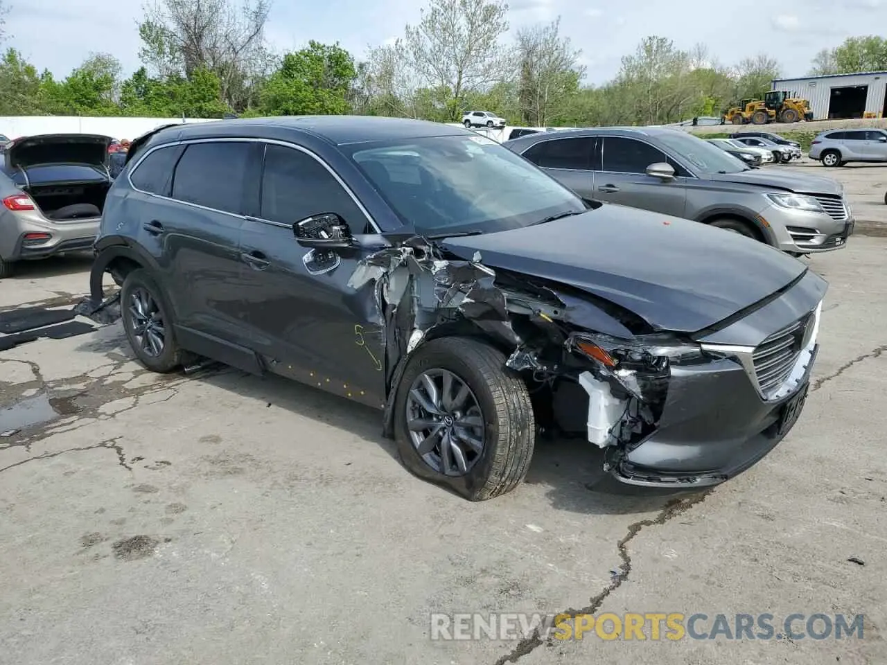 4 fotografías del automóvil dañado JM3TCBCYXP0642793 MAZDA CX-9 2023