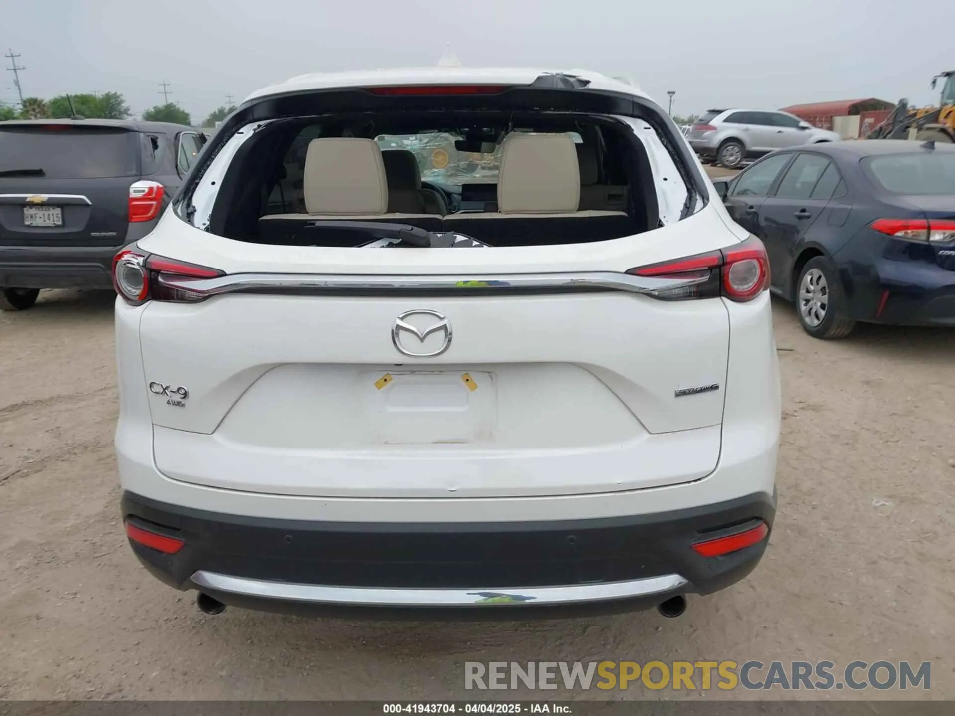 16 fotografías del automóvil dañado JM3TCBDY0P0634099 MAZDA CX-9 2023
