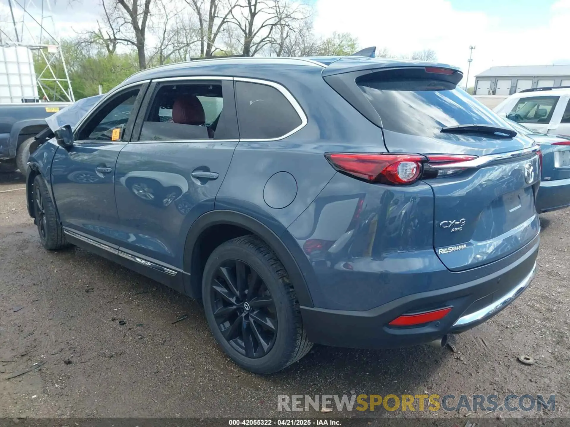3 fotografías del automóvil dañado JM3TCBDY2P0636002 MAZDA CX-9 2023