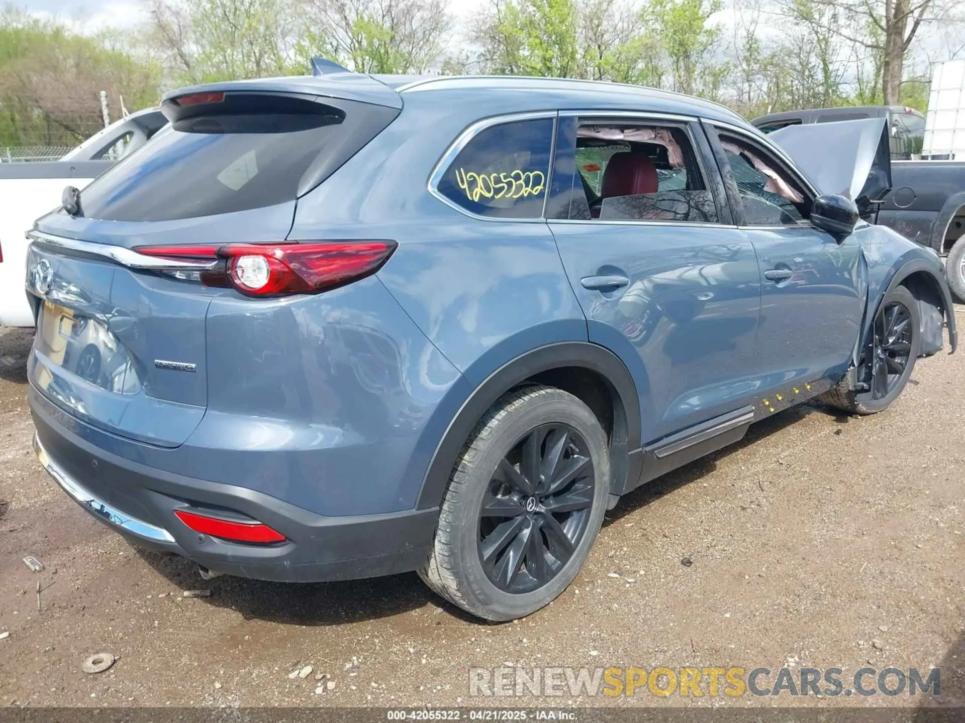 4 fotografías del automóvil dañado JM3TCBDY2P0636002 MAZDA CX-9 2023