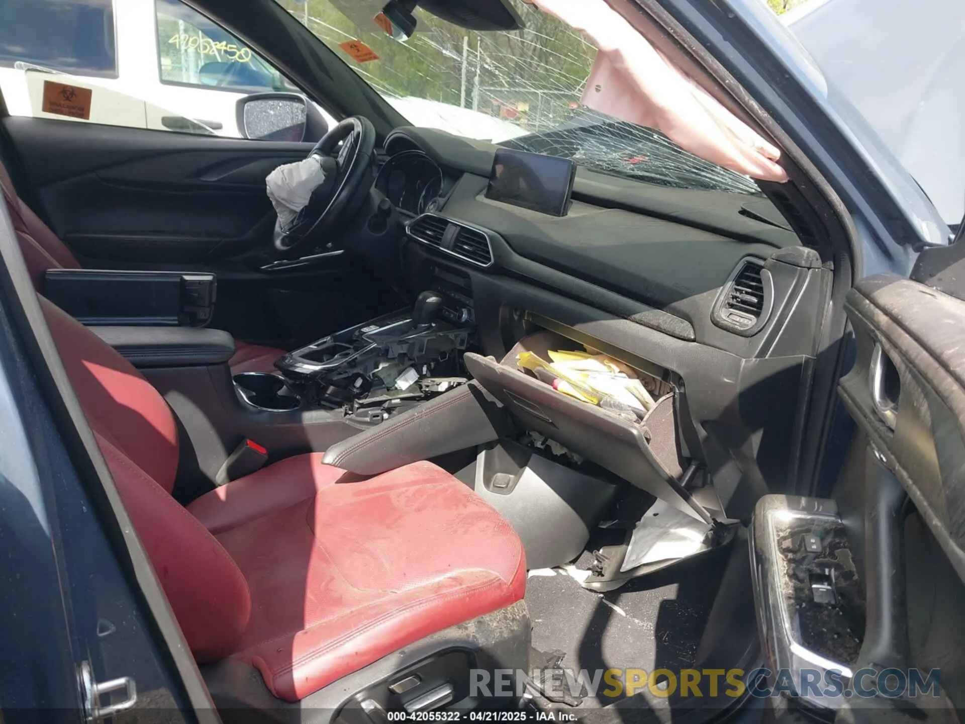 5 fotografías del automóvil dañado JM3TCBDY2P0636002 MAZDA CX-9 2023