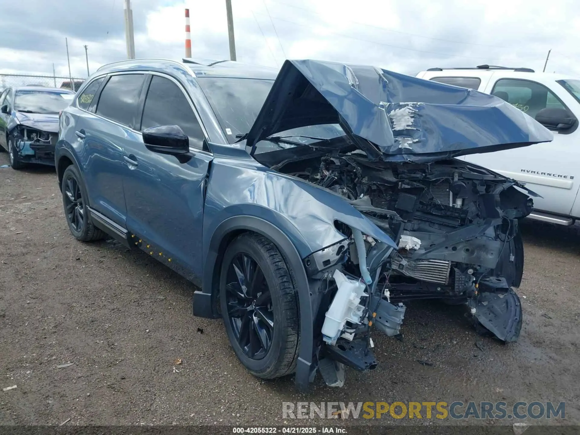 6 fotografías del automóvil dañado JM3TCBDY2P0636002 MAZDA CX-9 2023