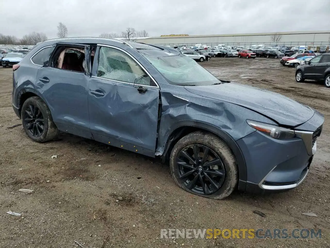 4 fotografías del automóvil dañado JM3TCBDY2P0636162 MAZDA CX-9 2023