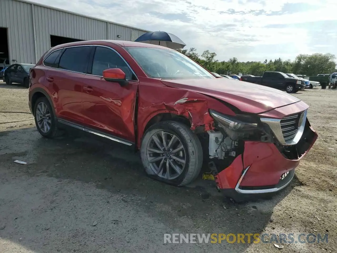 4 fotografías del automóvil dañado JM3TCBDY4P0634073 MAZDA CX-9 2023