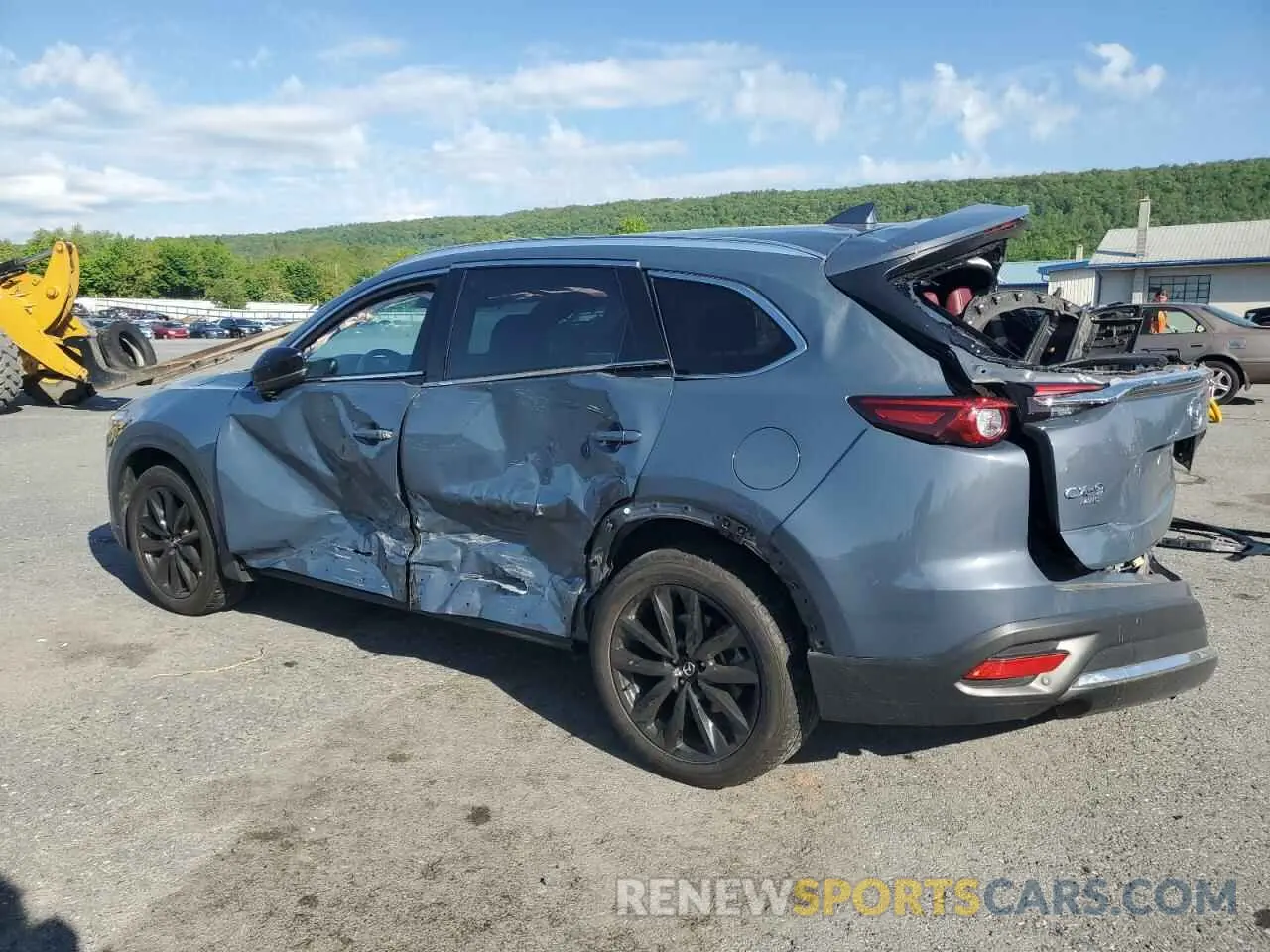 2 fotografías del automóvil dañado JM3TCBDY4P0644330 MAZDA CX-9 2023