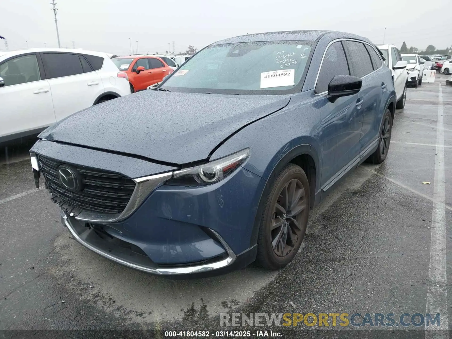 2 fotografías del automóvil dañado JM3TCBDY5P0636916 MAZDA CX-9 2023