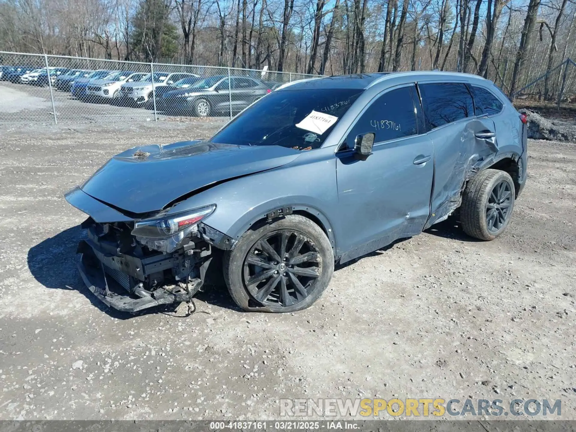 2 fotografías del automóvil dañado JM3TCBDY6P0629943 MAZDA CX-9 2023
