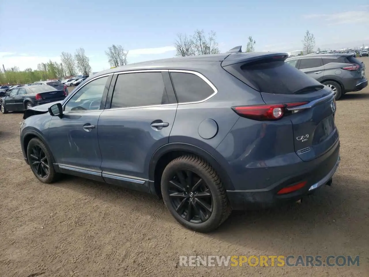 2 fotografías del automóvil dañado JM3TCBDY7P0648355 MAZDA CX-9 2023
