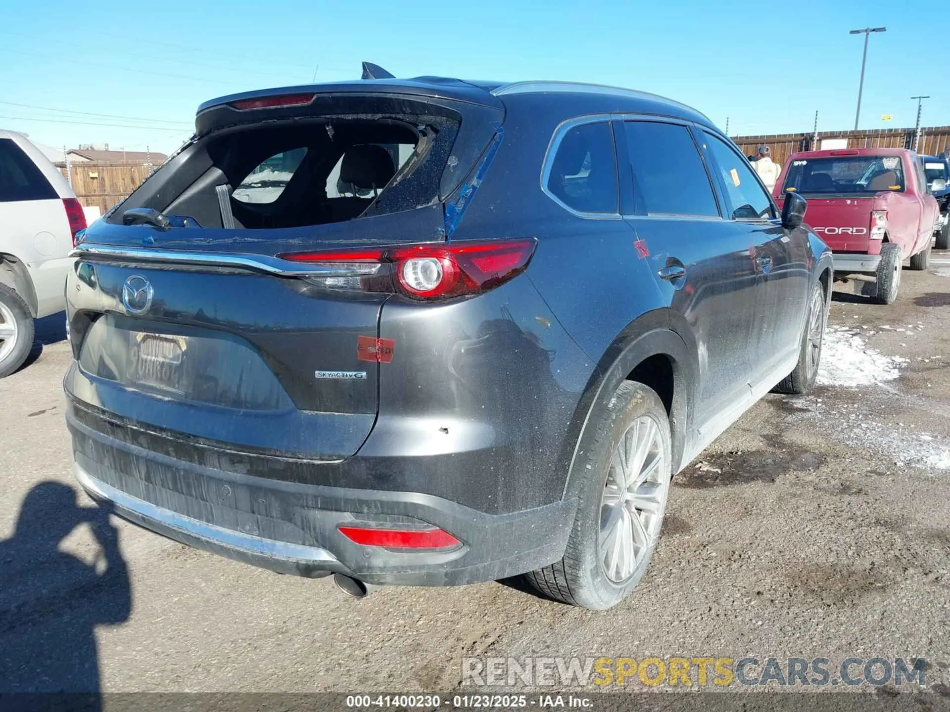 4 fotografías del automóvil dañado JM3TCBEY1P0634465 MAZDA CX-9 2023