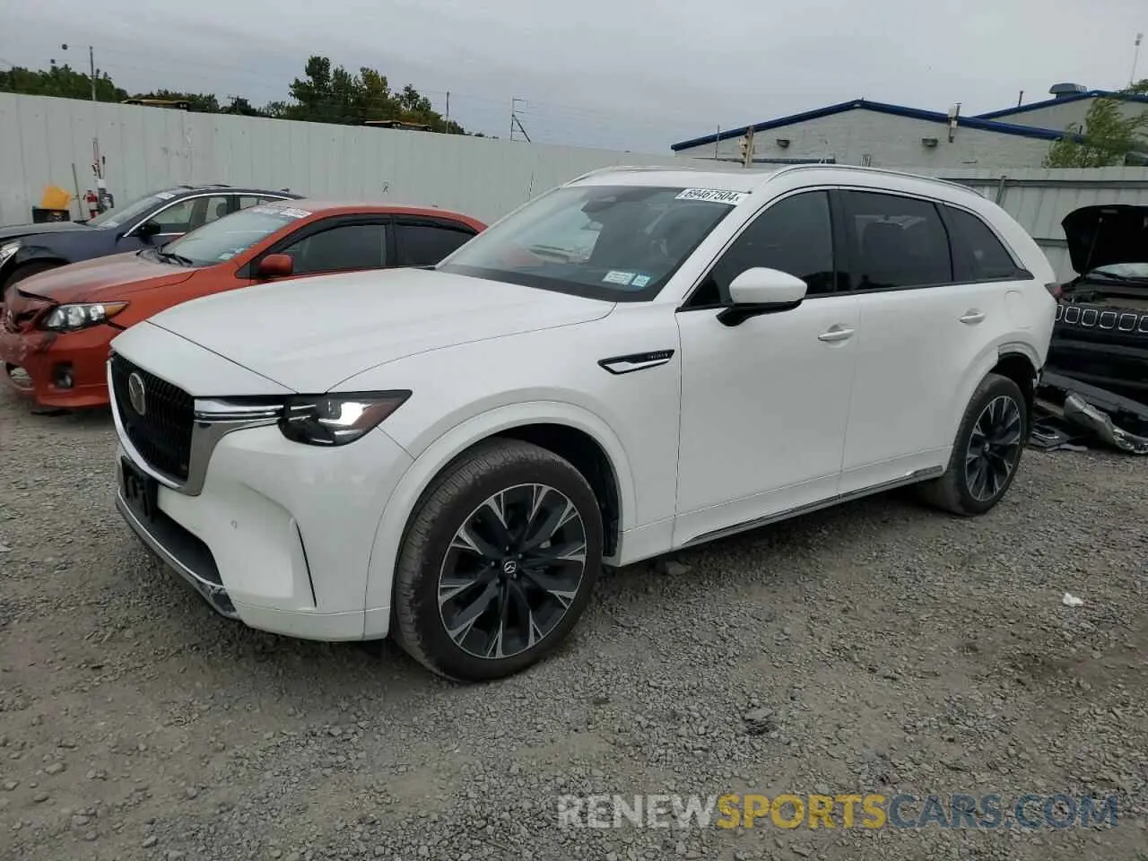 1 fotografías del automóvil dañado JM3KK1HC3R1115570 MAZDA CX-90 2024