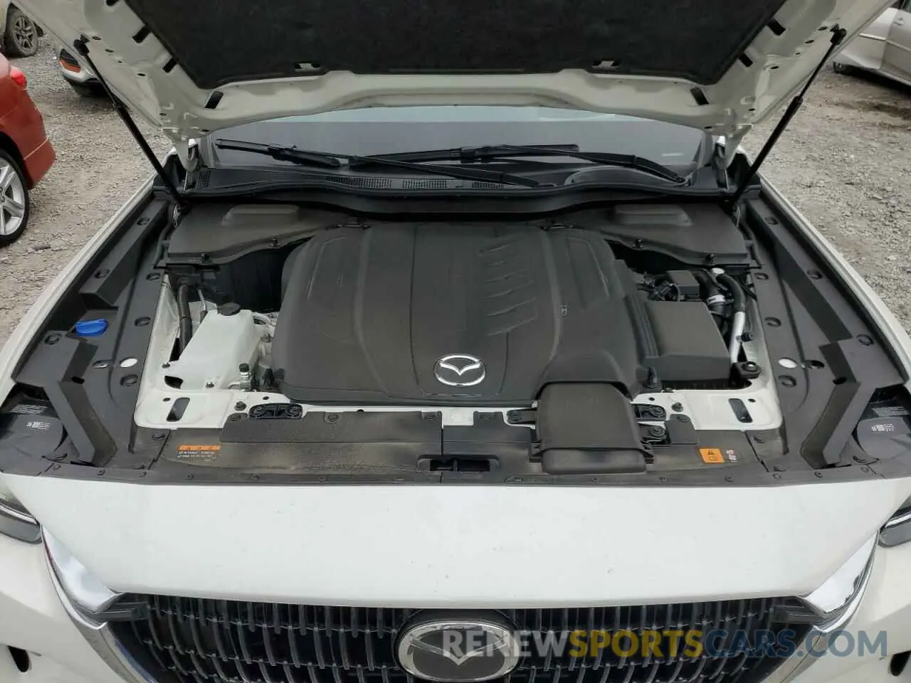 12 fotografías del automóvil dañado JM3KK1HC3R1115570 MAZDA CX-90 2024