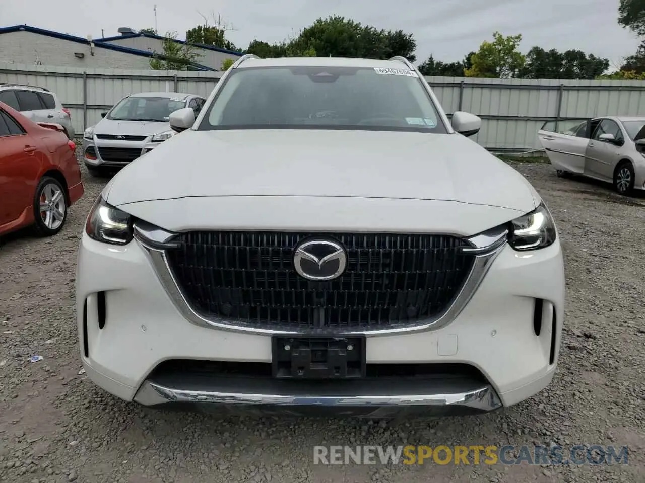 5 fotografías del automóvil dañado JM3KK1HC3R1115570 MAZDA CX-90 2024