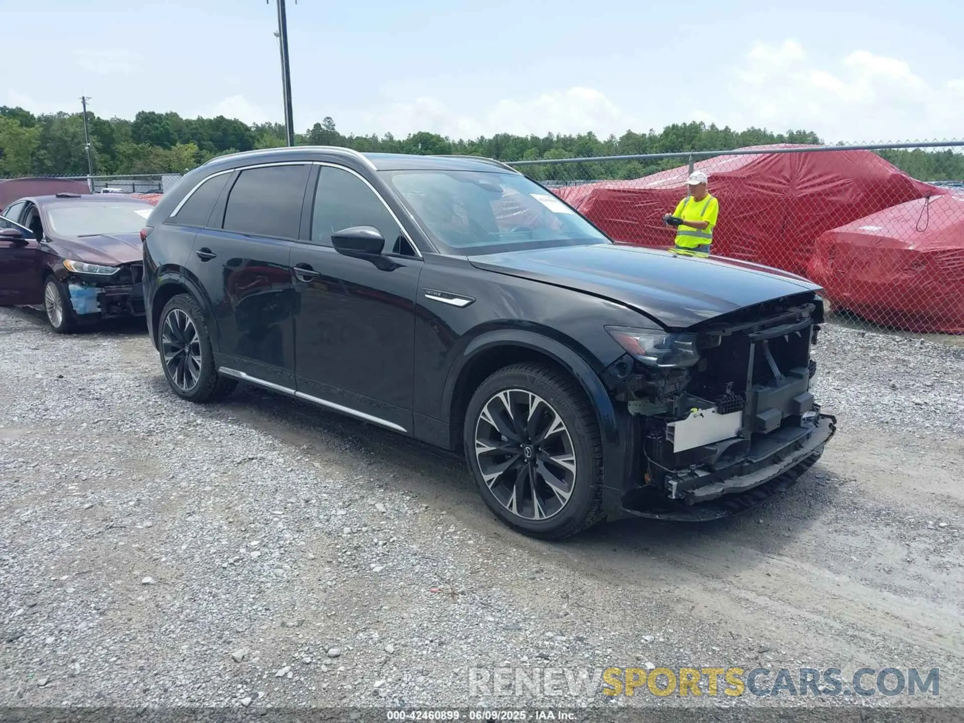 1 fotografías del automóvil dañado JM3KK1HC5R1147677 MAZDA CX-90 2024