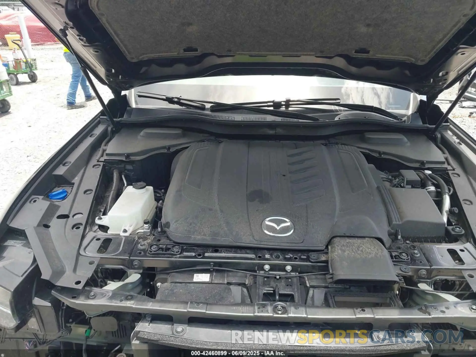 10 fotografías del automóvil dañado JM3KK1HC5R1147677 MAZDA CX-90 2024