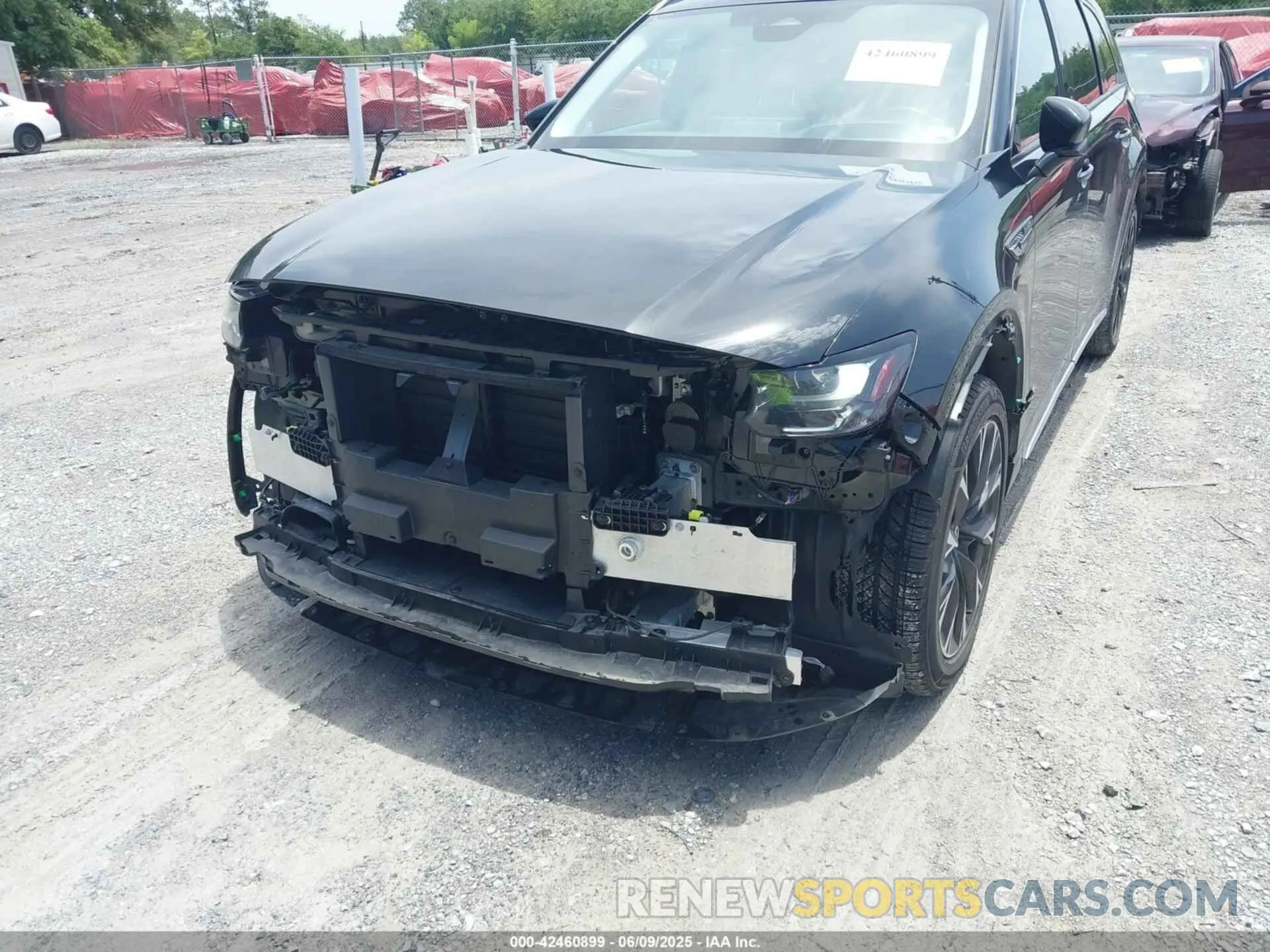 6 fotografías del automóvil dañado JM3KK1HC5R1147677 MAZDA CX-90 2024