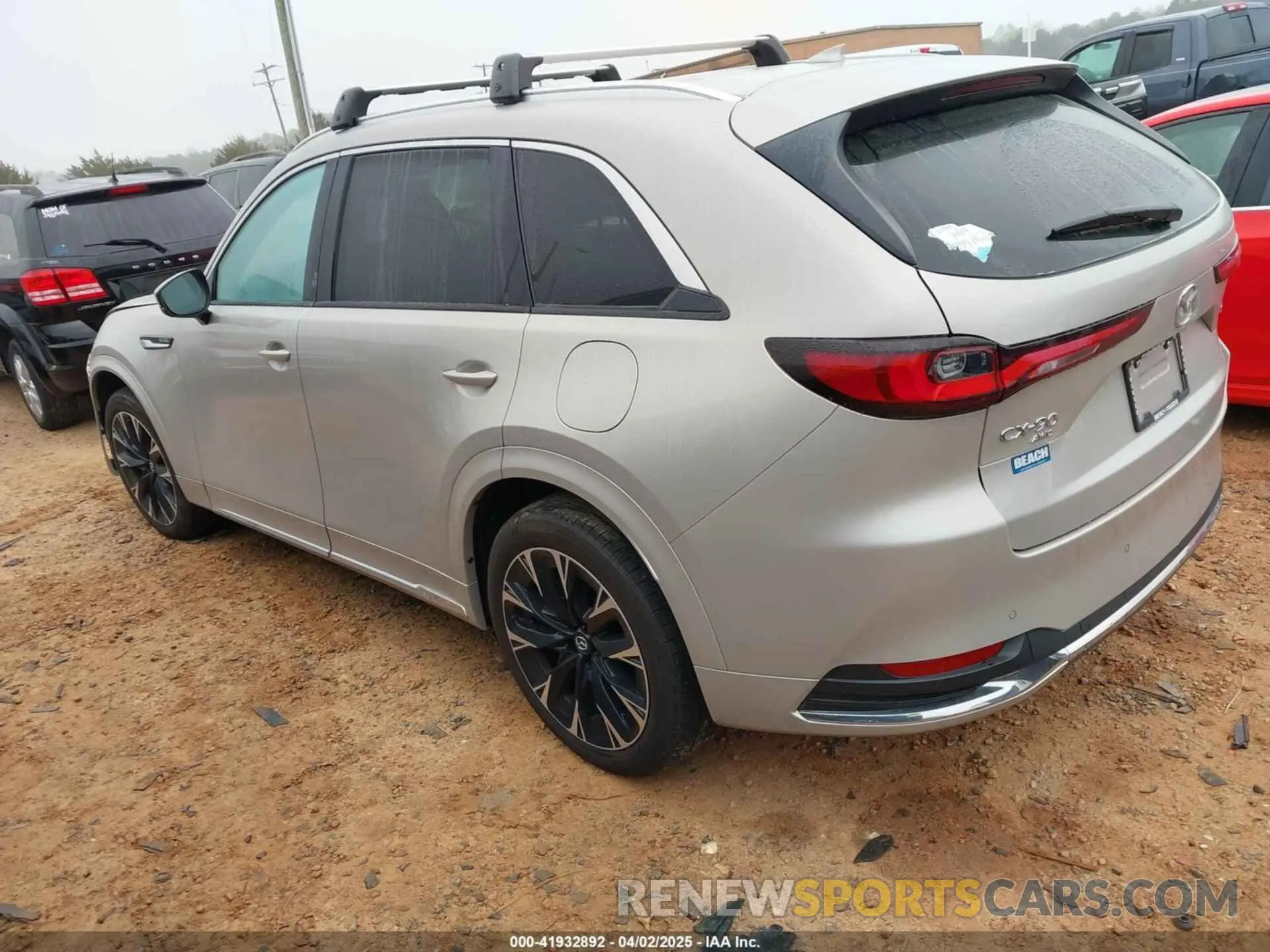 3 fotografías del automóvil dañado JM3KK1HC7R1161614 MAZDA CX-90 2024
