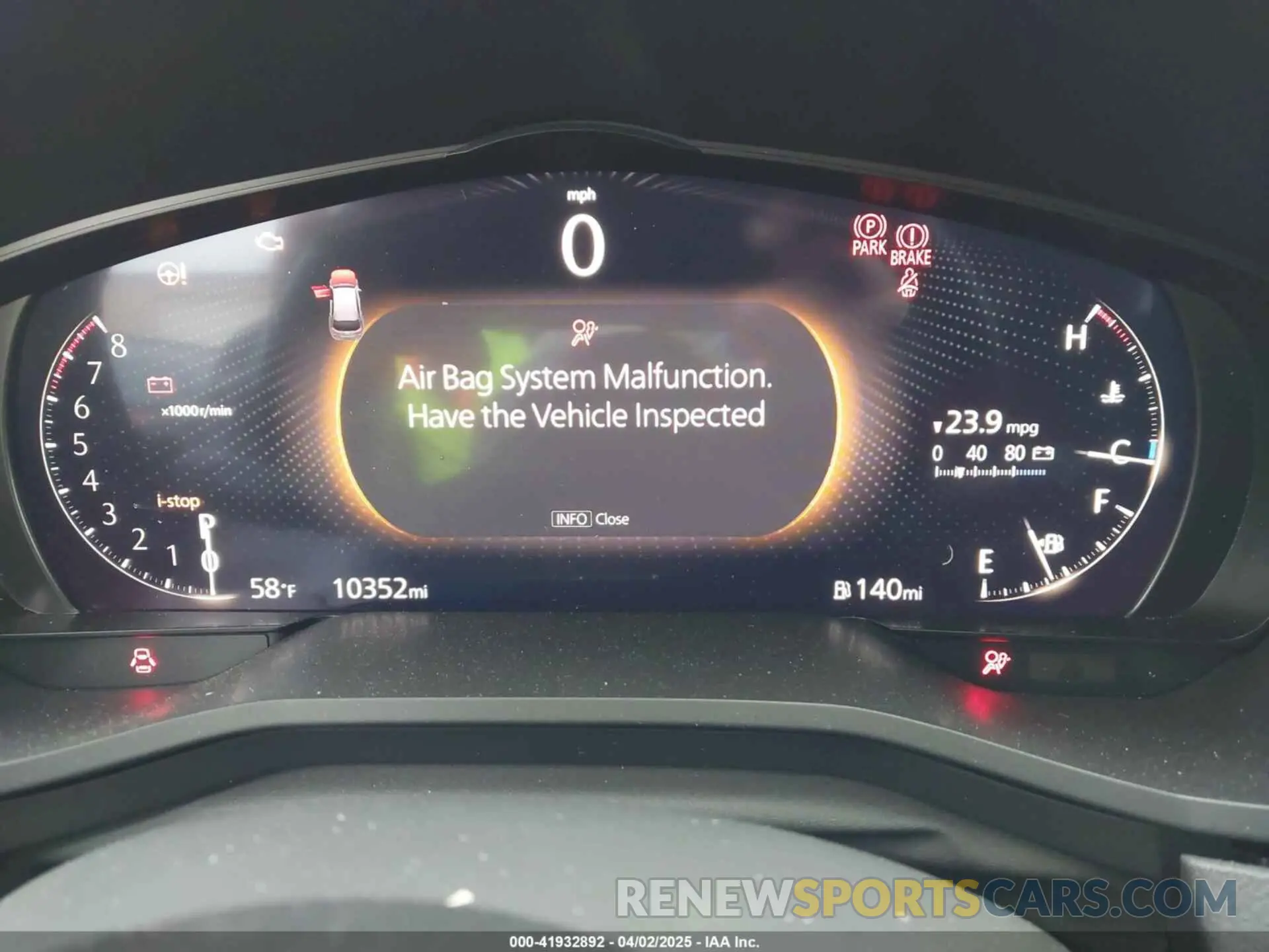 7 fotografías del automóvil dañado JM3KK1HC7R1161614 MAZDA CX-90 2024