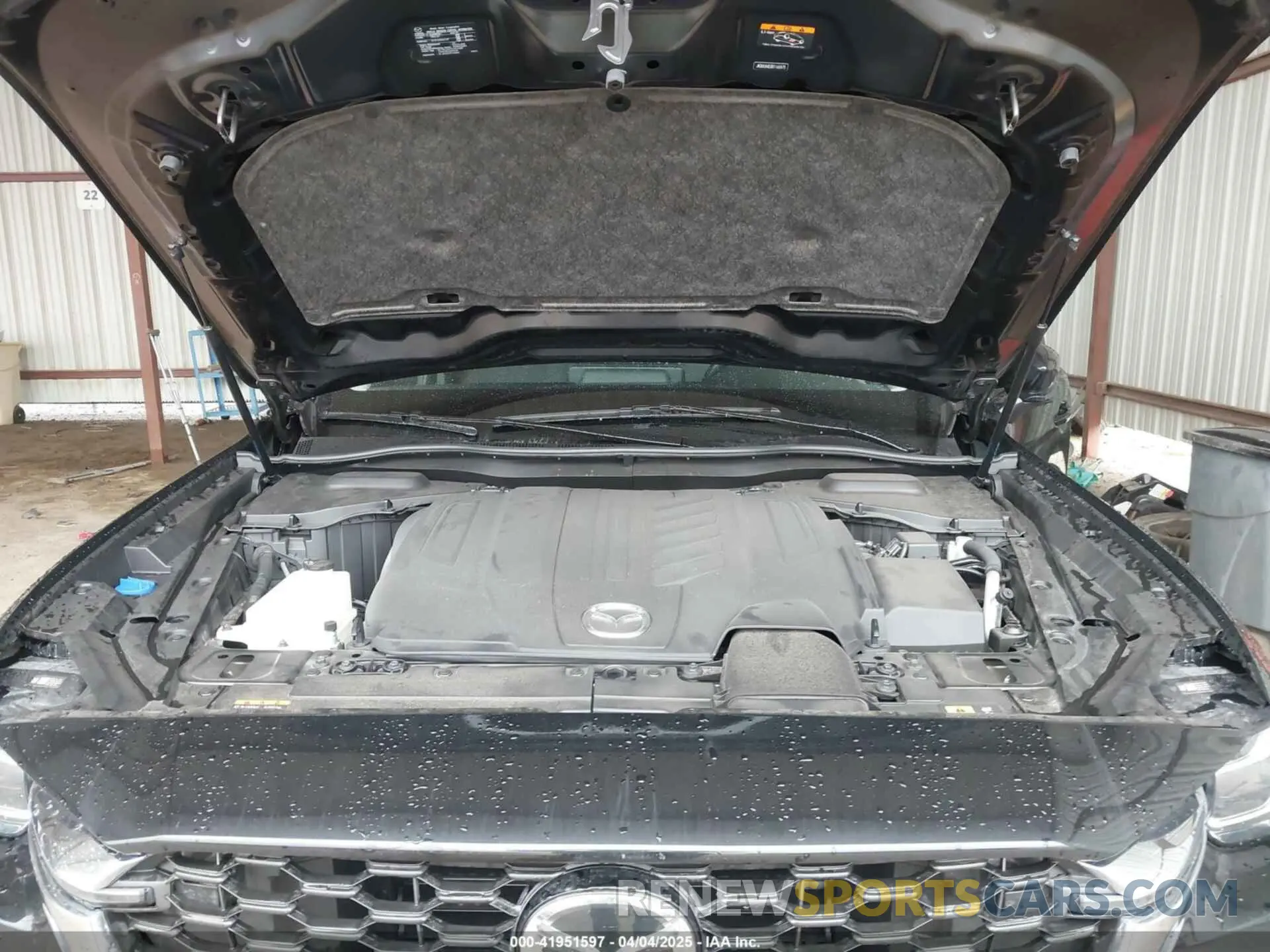 10 fotografías del automóvil dañado JM3KKAHD3R1165975 MAZDA CX-90 2024