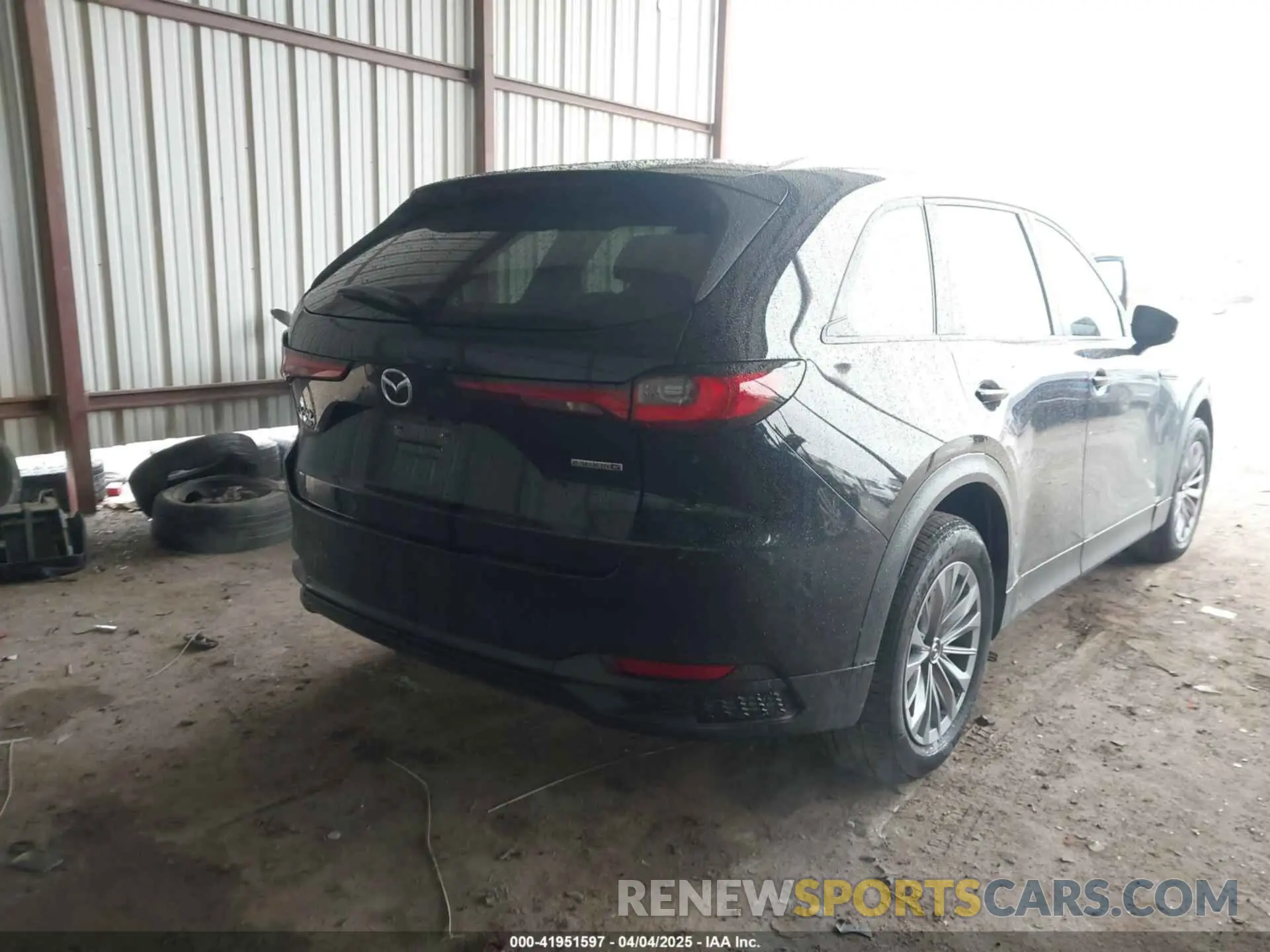 4 fotografías del automóvil dañado JM3KKAHD3R1165975 MAZDA CX-90 2024