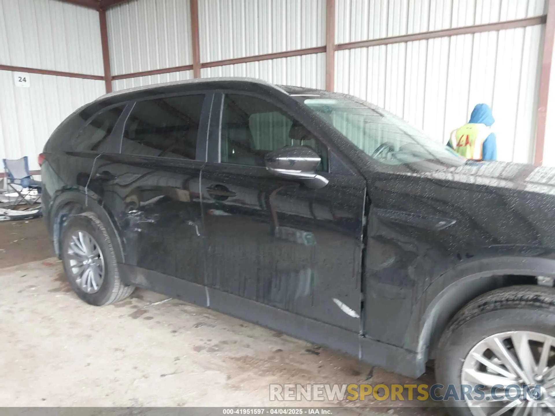6 fotografías del automóvil dañado JM3KKAHD3R1165975 MAZDA CX-90 2024