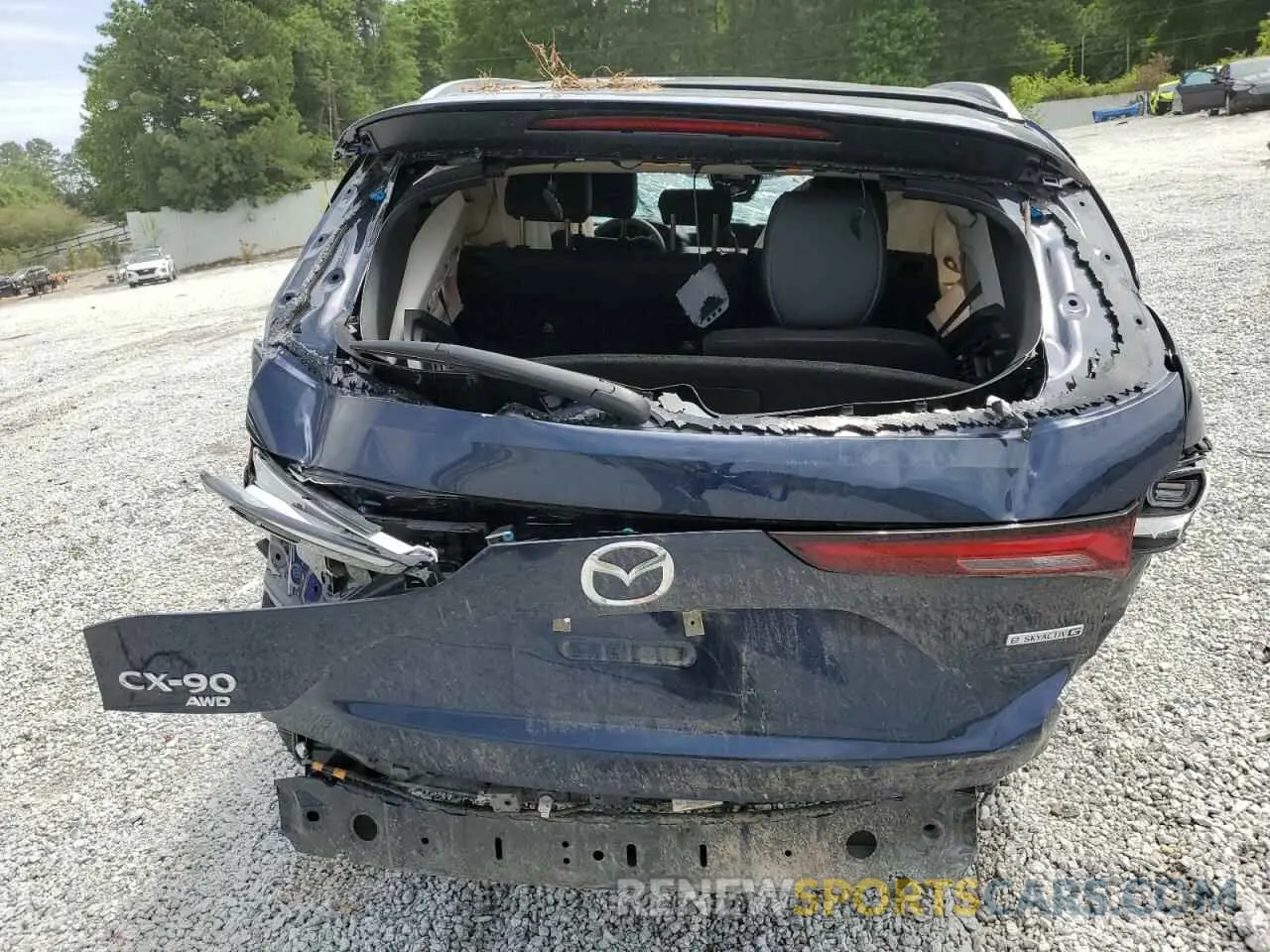 6 fotografías del automóvil dañado JM3KKAHDXR1181168 MAZDA CX-90 2024
