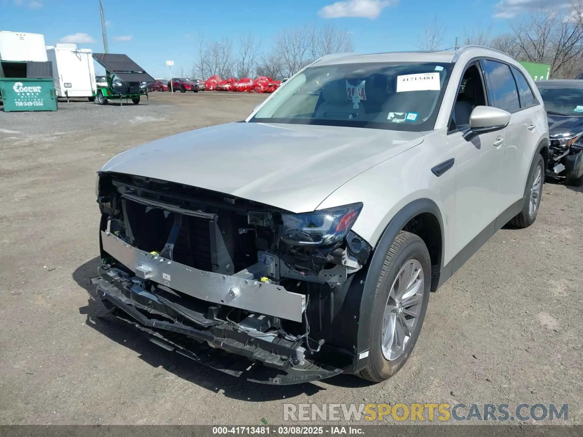 2 fotografías del automóvil dañado JM3KKBHD0R1154910 MAZDA CX-90 2024
