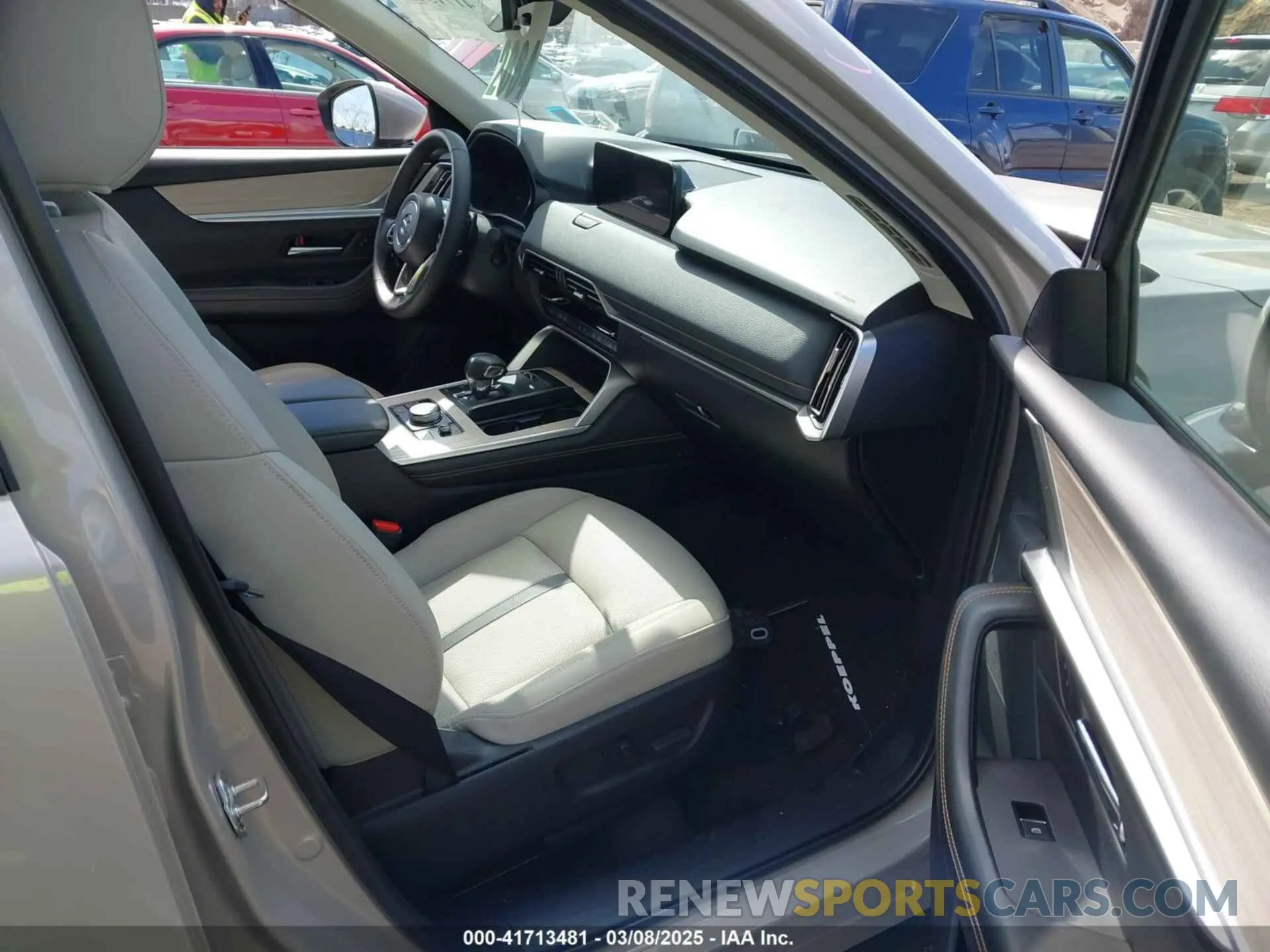5 fotografías del automóvil dañado JM3KKBHD0R1154910 MAZDA CX-90 2024