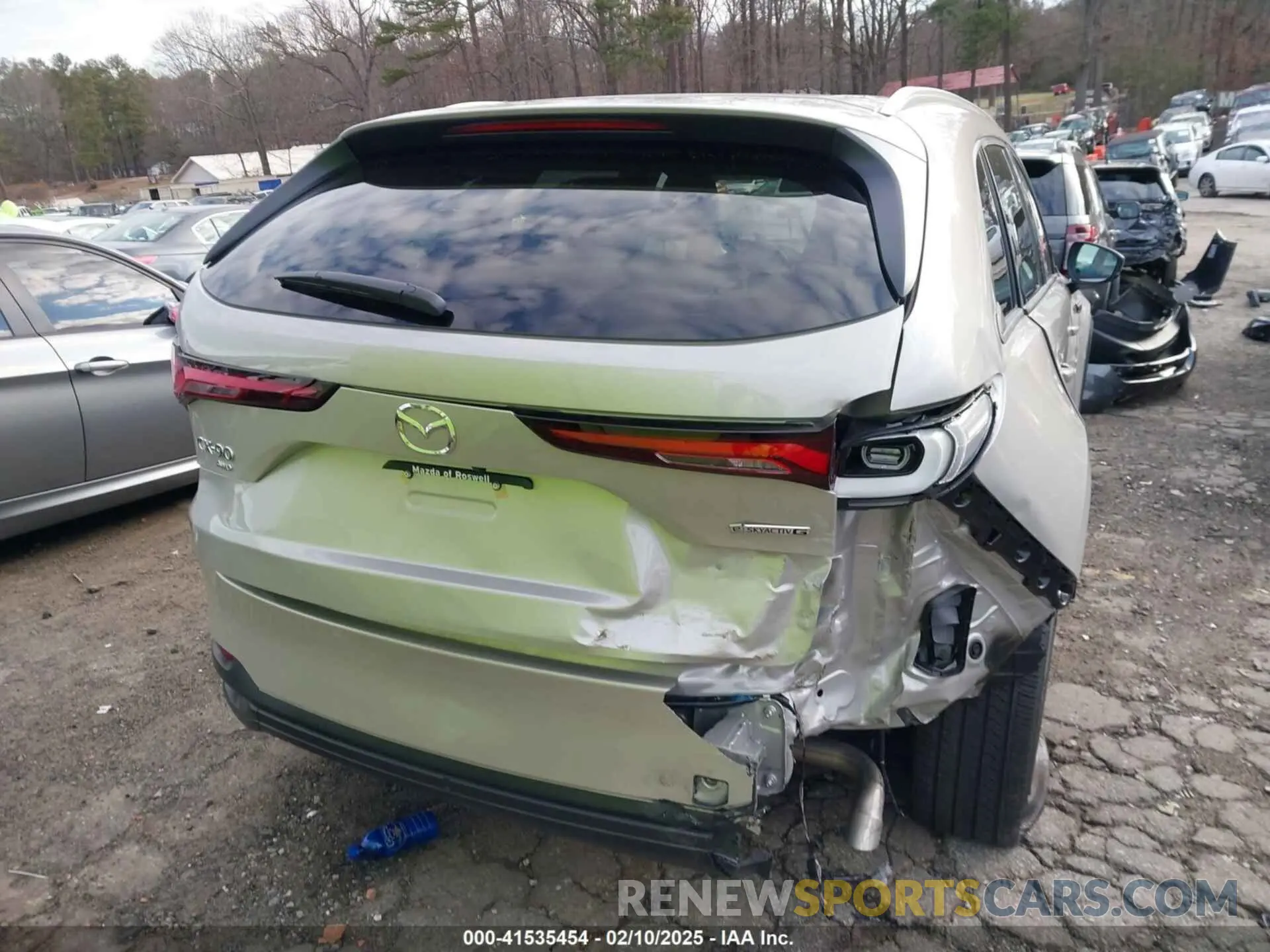16 fotografías del automóvil dañado JM3KKBHD2R1149210 MAZDA CX-90 2024