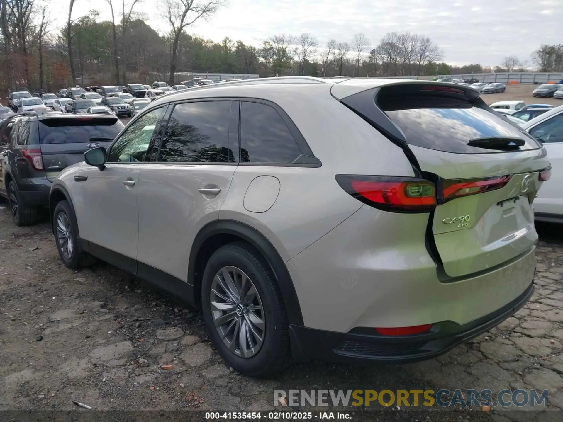 3 fotografías del automóvil dañado JM3KKBHD2R1149210 MAZDA CX-90 2024