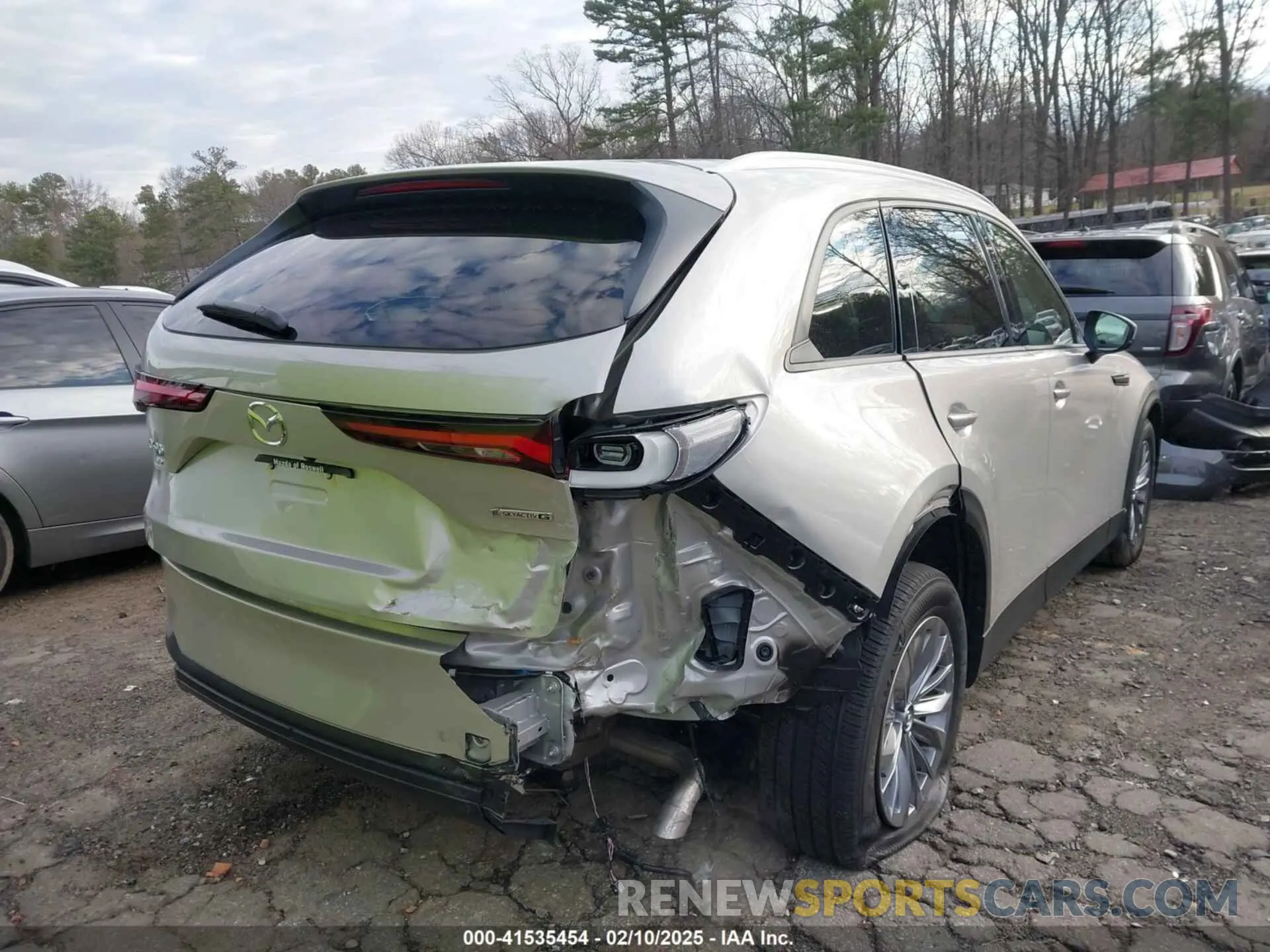 6 fotografías del automóvil dañado JM3KKBHD2R1149210 MAZDA CX-90 2024
