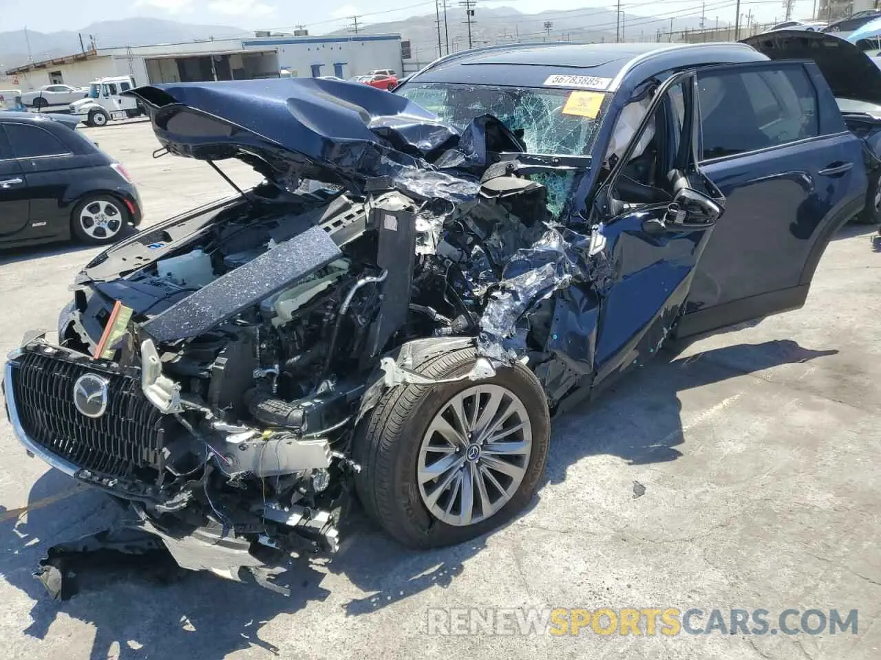 1 fotografías del automóvil dañado JM3KKBHD7R1166388 MAZDA CX-90 2024