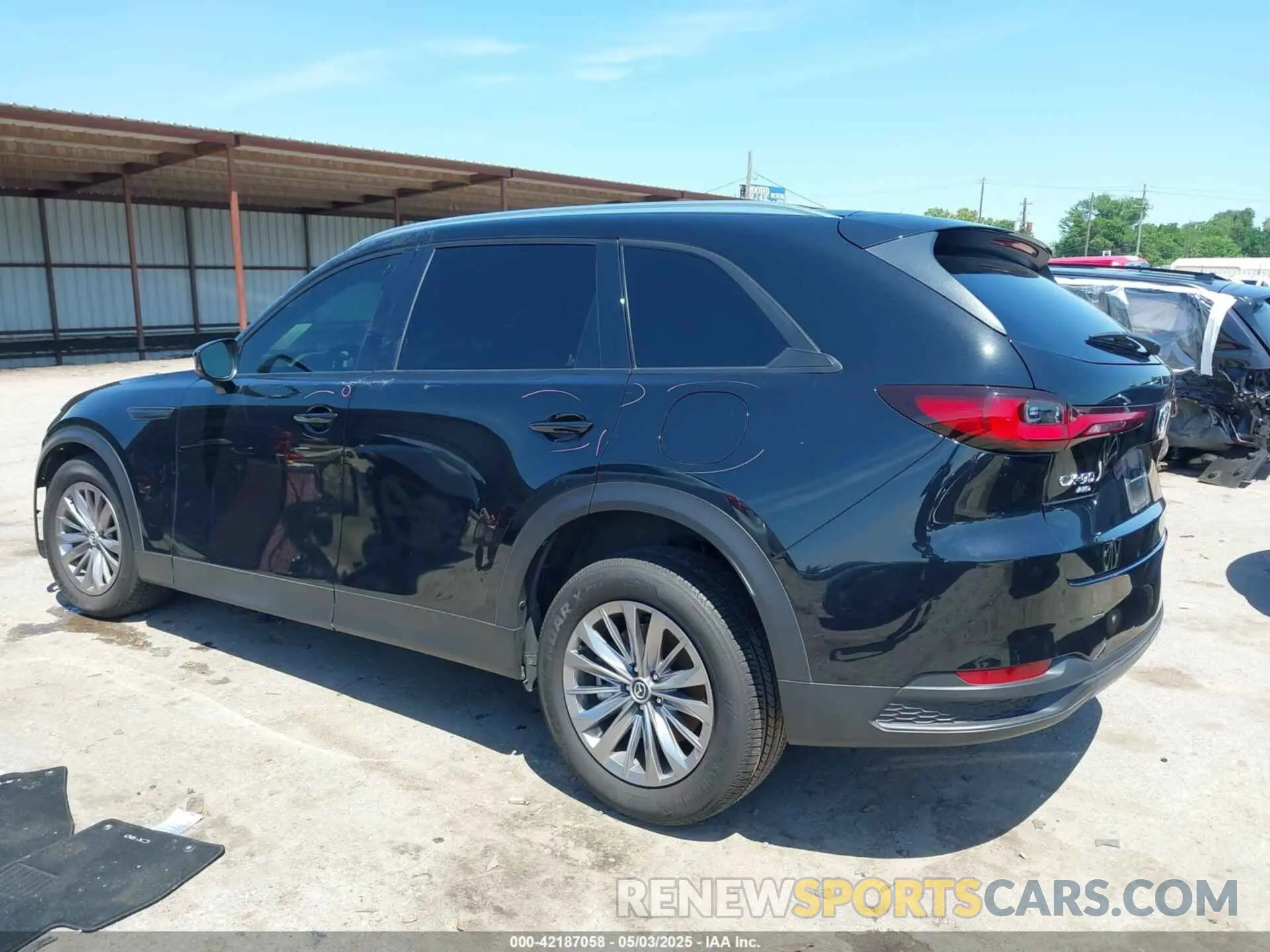 3 fotografías del automóvil dañado JM3KKBHD8R1170417 MAZDA CX-90 2024