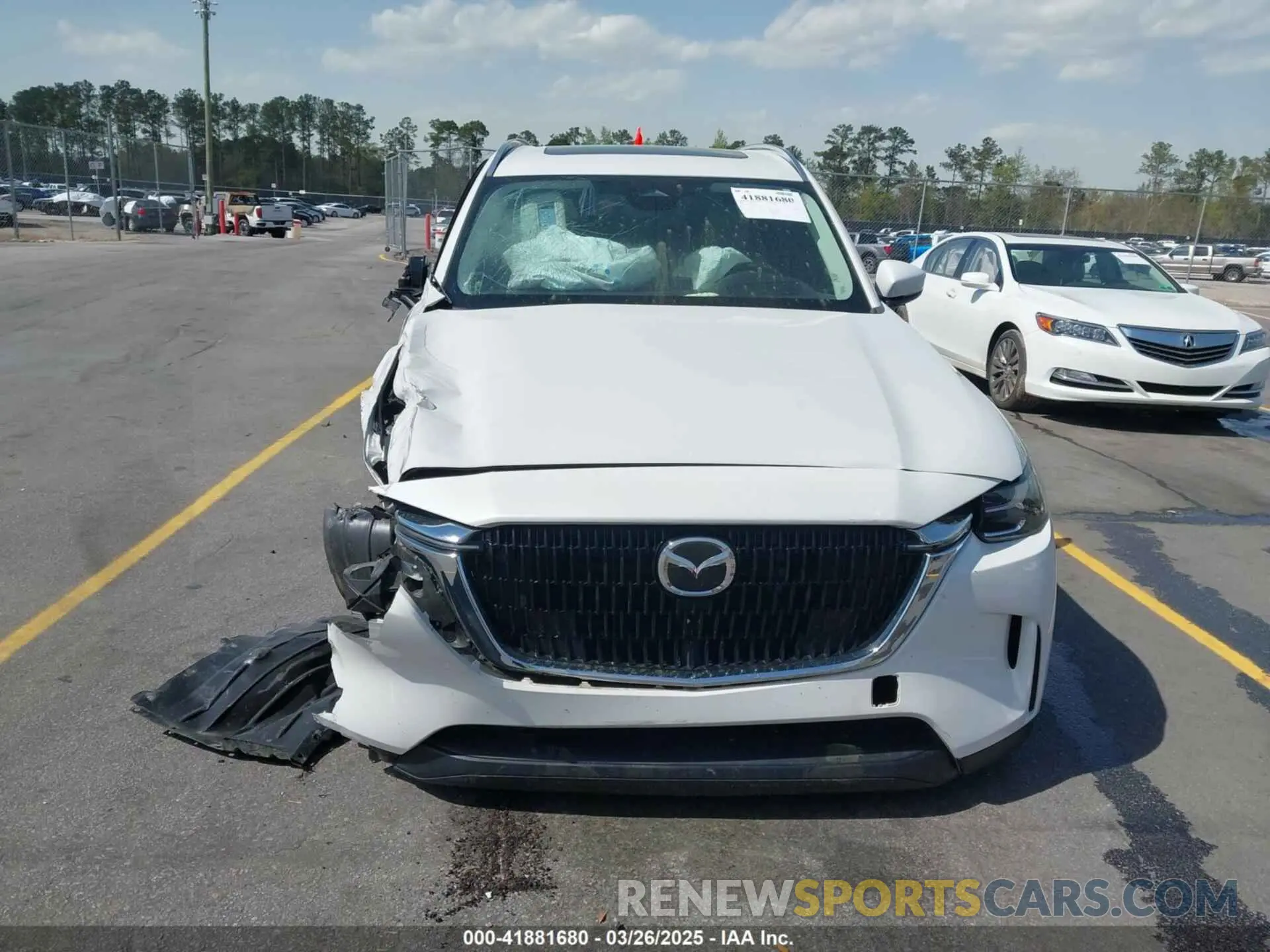 13 fotografías del automóvil dañado JM3KKCHD0R1111349 MAZDA CX-90 2024