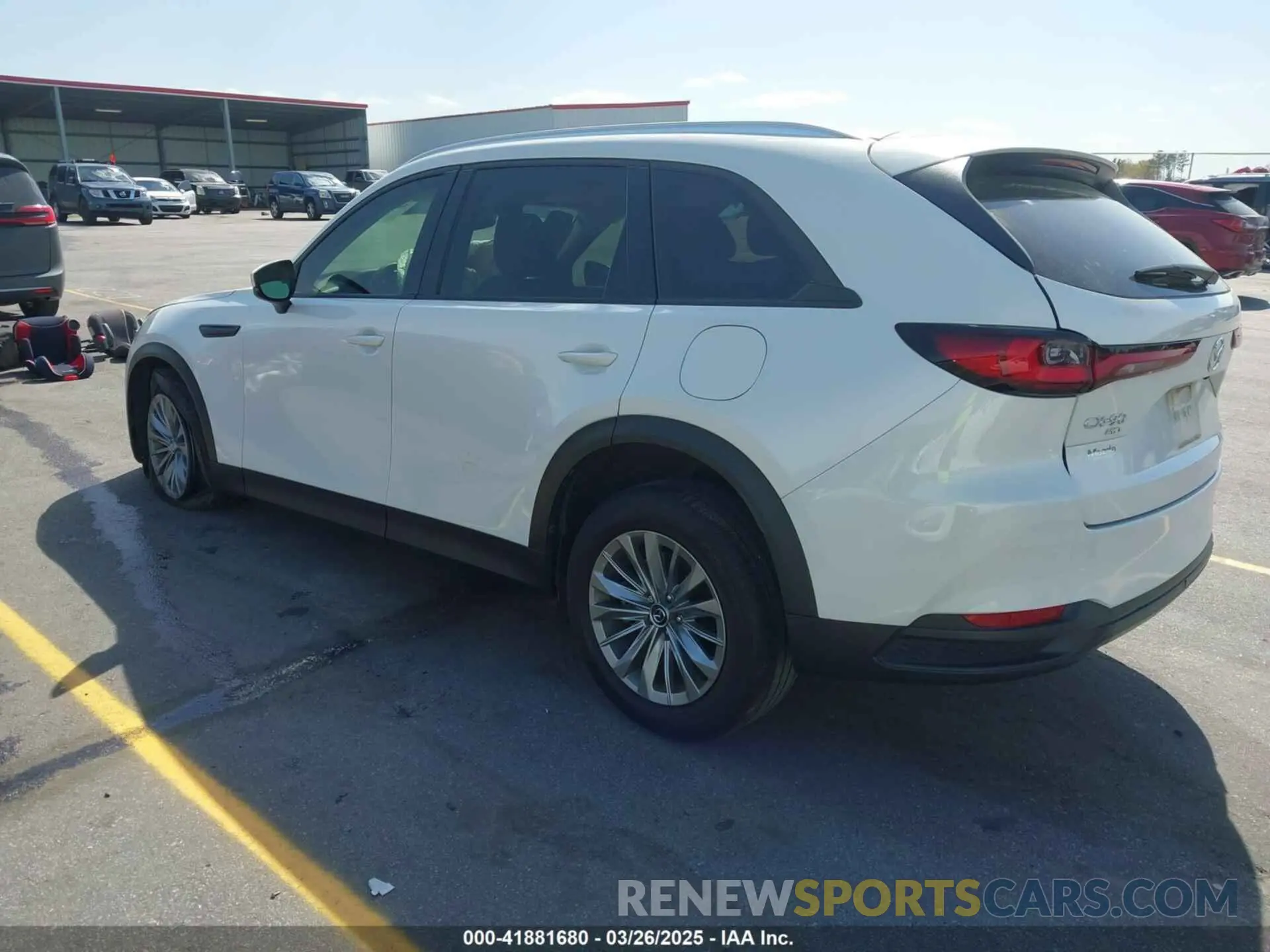 3 fotografías del automóvil dañado JM3KKCHD0R1111349 MAZDA CX-90 2024