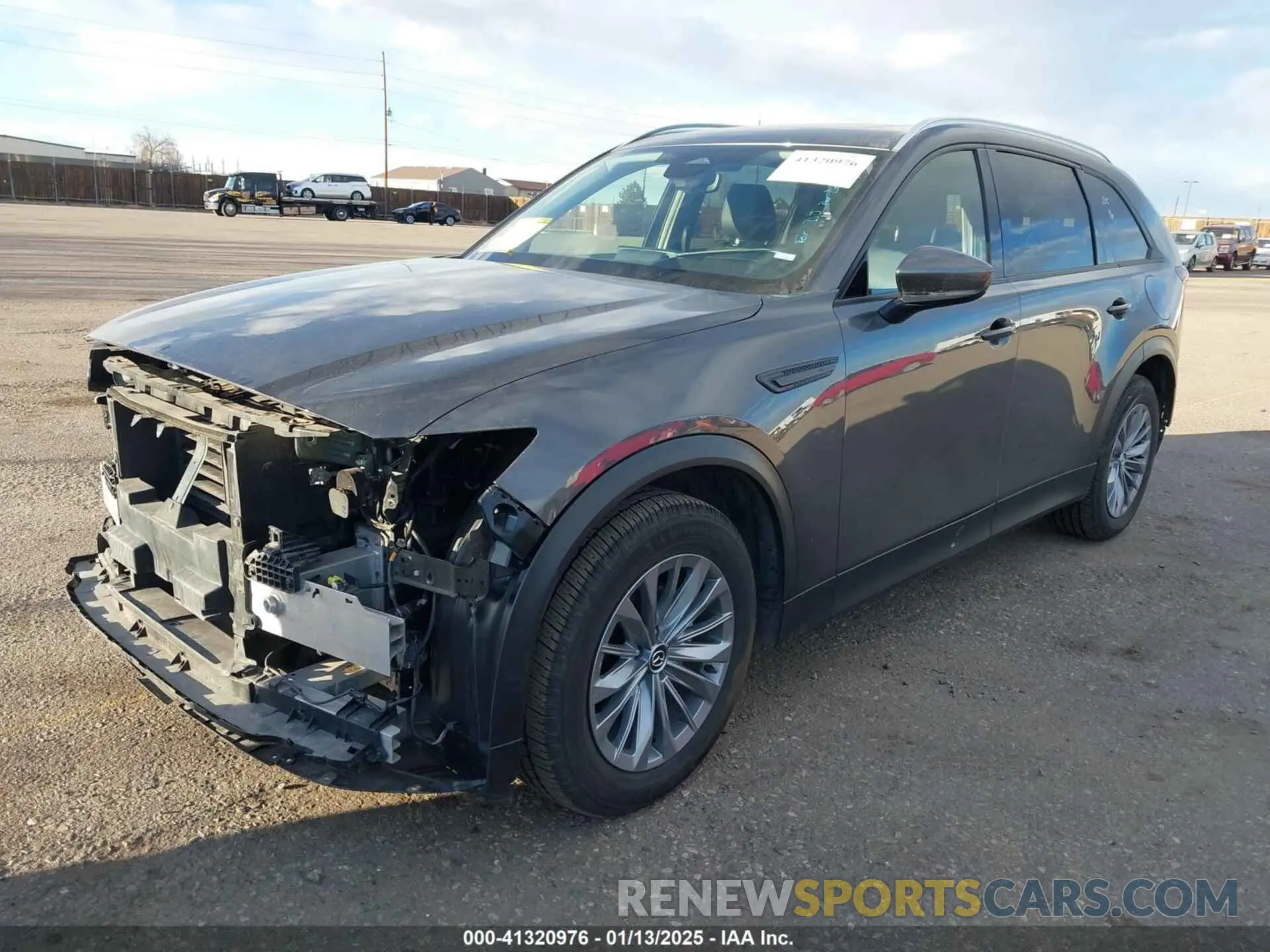 14 fotografías del automóvil dañado JM3KKCHD1R1112722 MAZDA CX-90 2024
