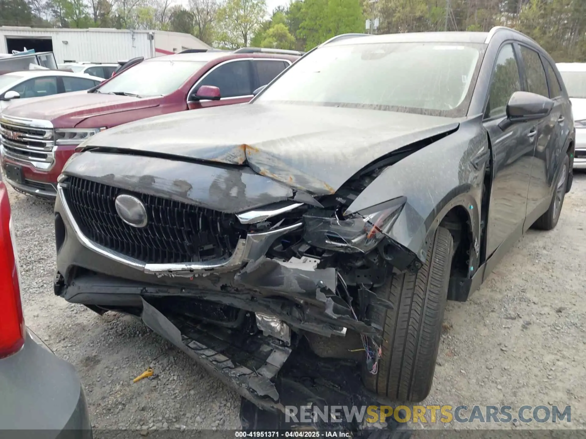 12 fotografías del automóvil dañado JM3KKCHD4R1153782 MAZDA CX-90 2024